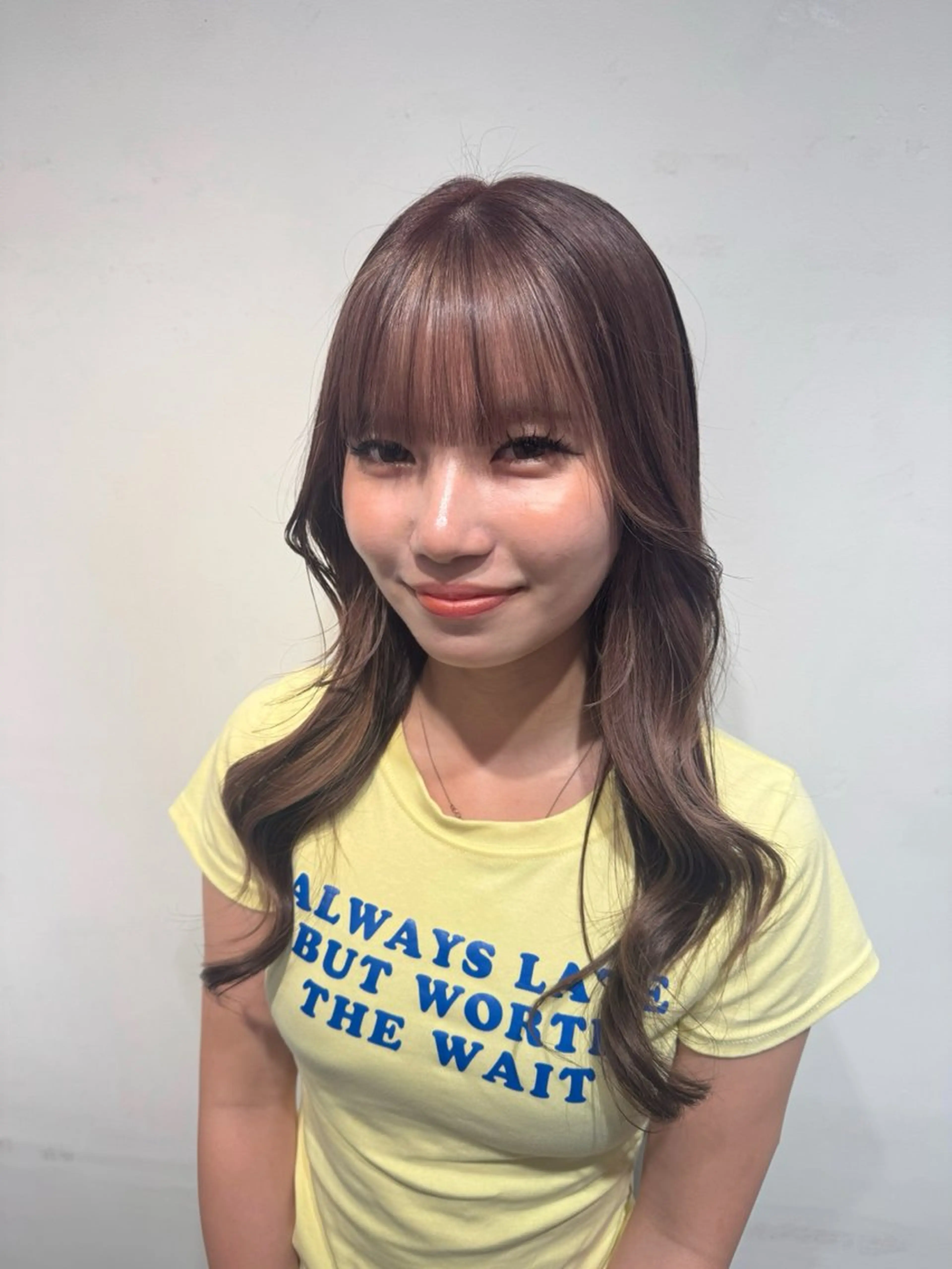 ロング カラー ミストバング デザインカラー  フェイスフレーミング ヘアカラー ブリーチ♡メンズ マッシュ♡MIUのヘアスタイル