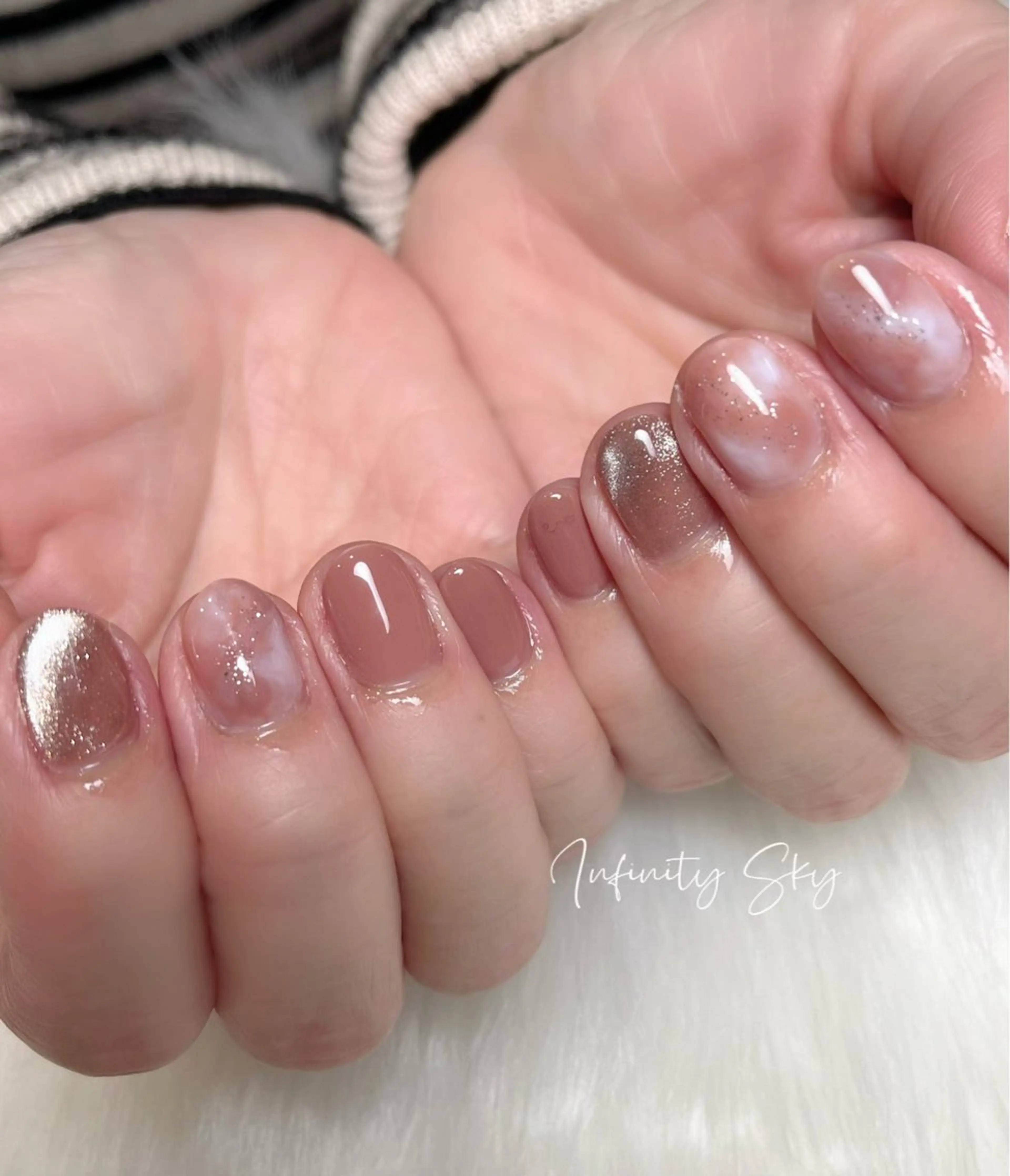 ネイル infinity skyのネイルデザイン