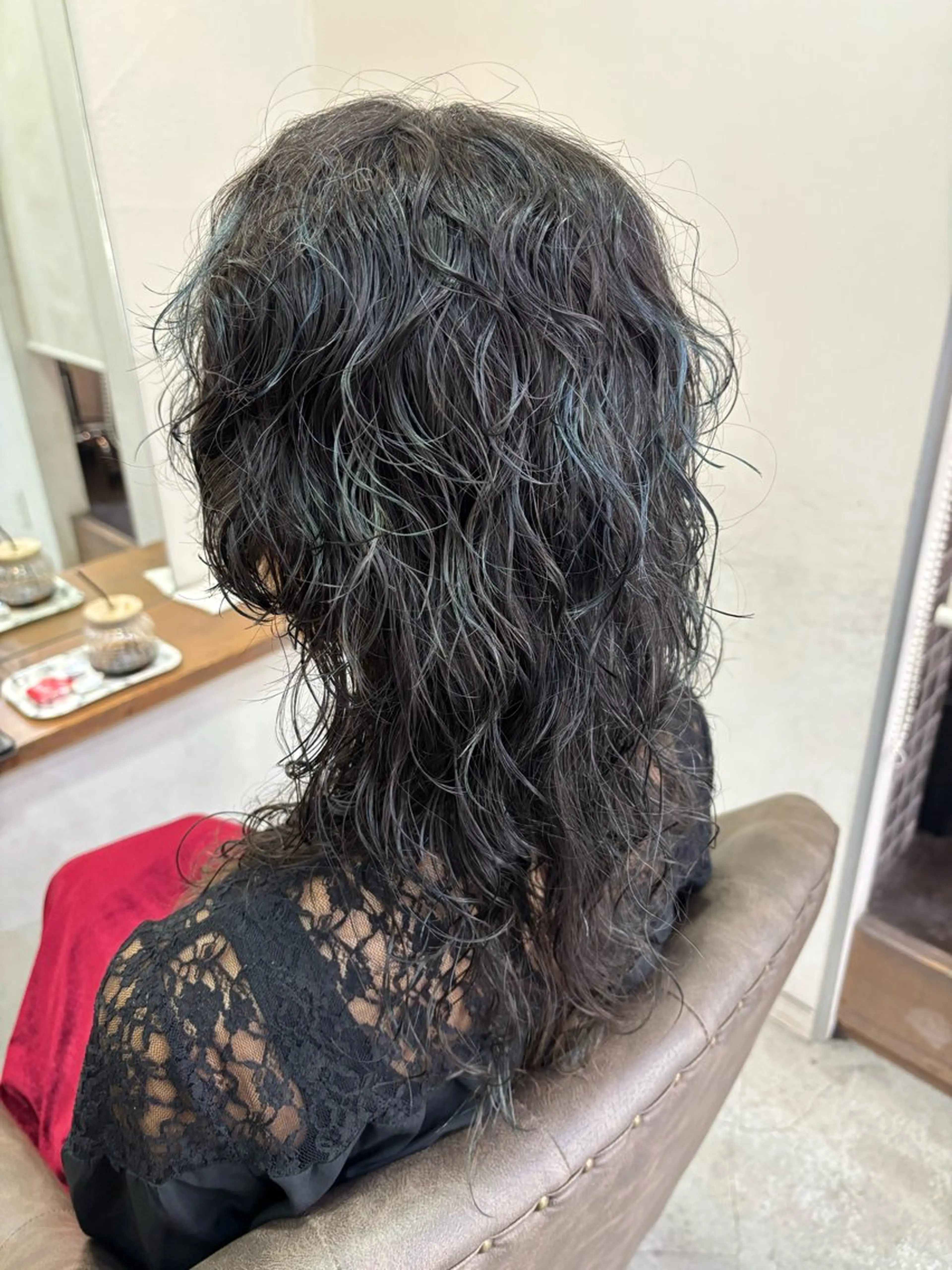 カット＋パーマ（脱縮毛矯正）の写真