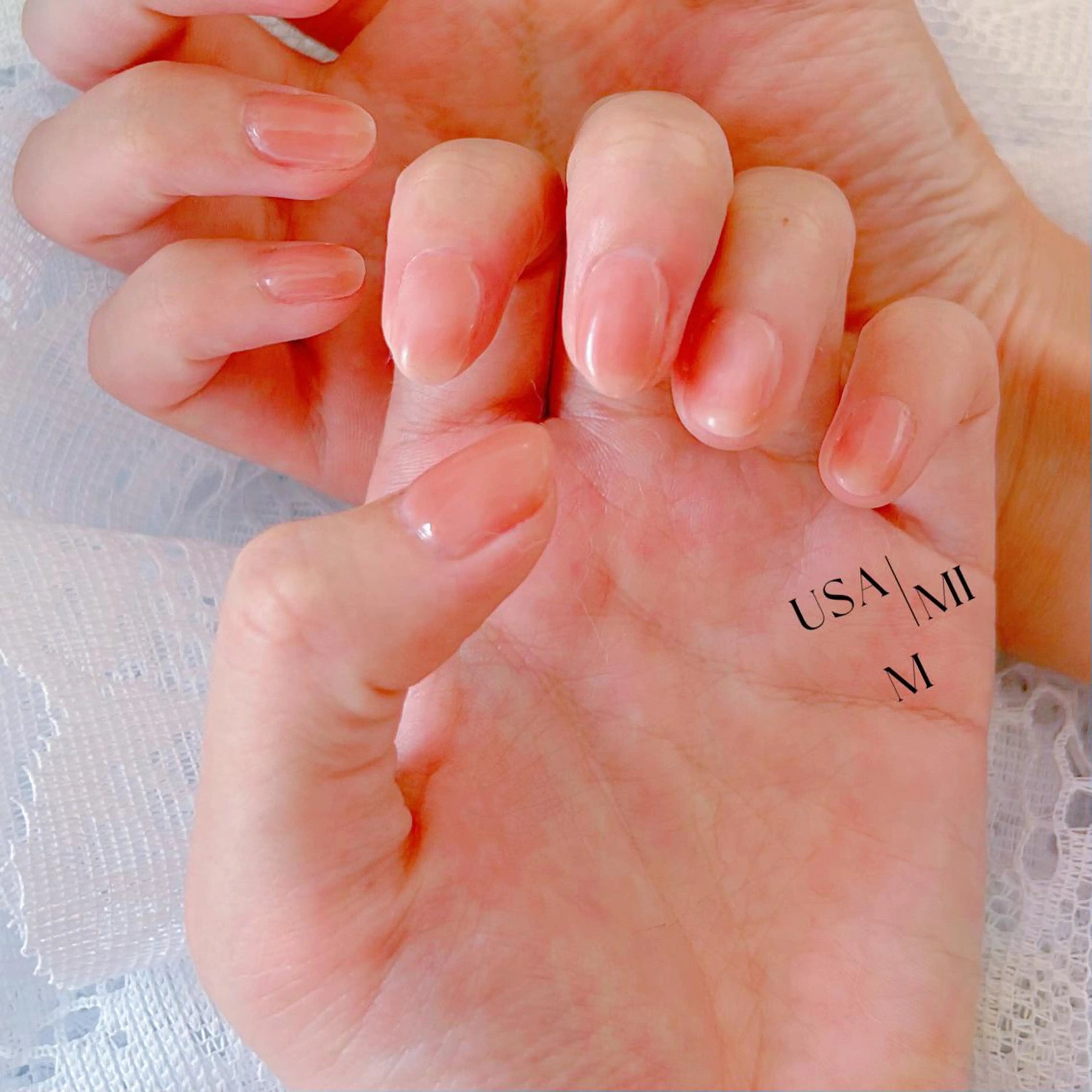 ネイル ハンドネイル 💕🐰うさみみ🐰 💕のネイルデザイン