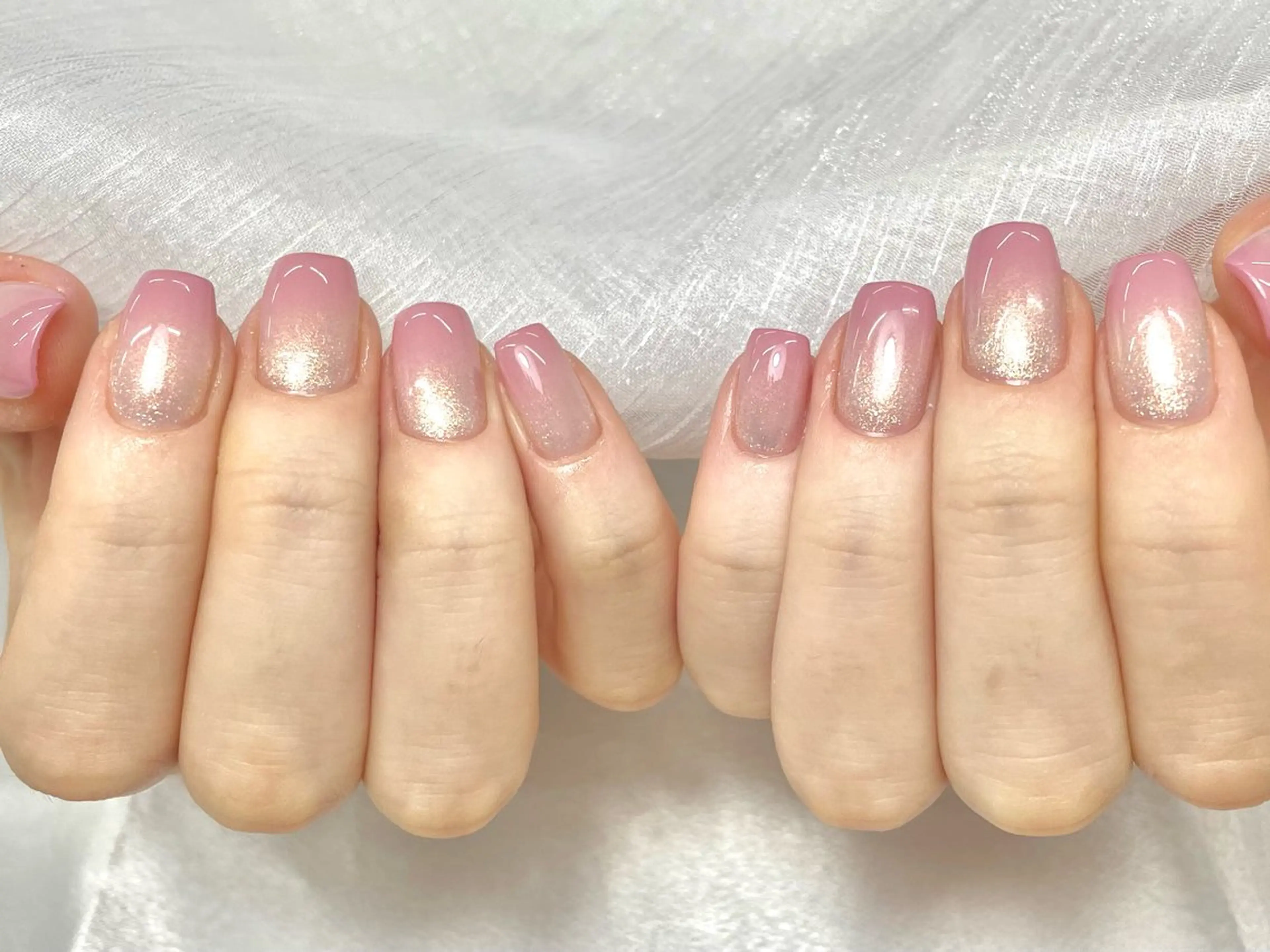 ネイル グラデーション ラメ(グリッター) If beauty salon 1号店所属・夏 目のネイルデザイン