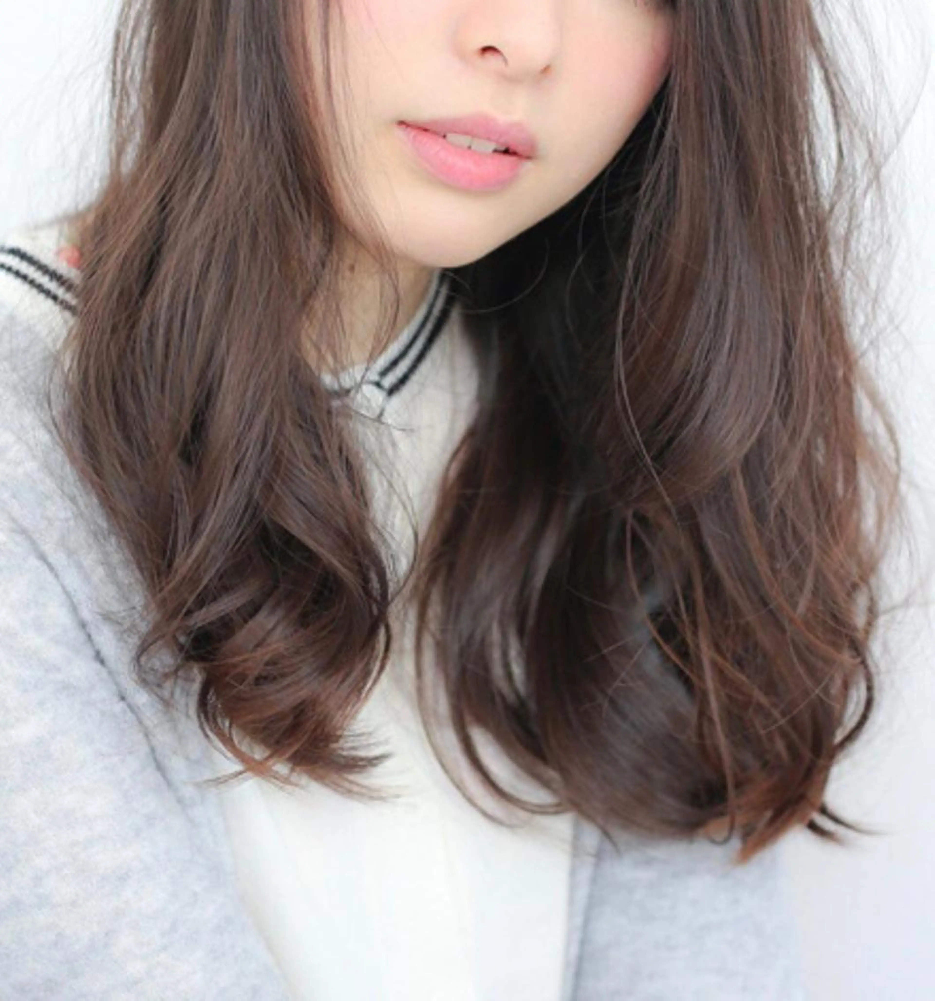 セミロング ブリーチ/髪質改善 NYNY大久保のヘアスタイル