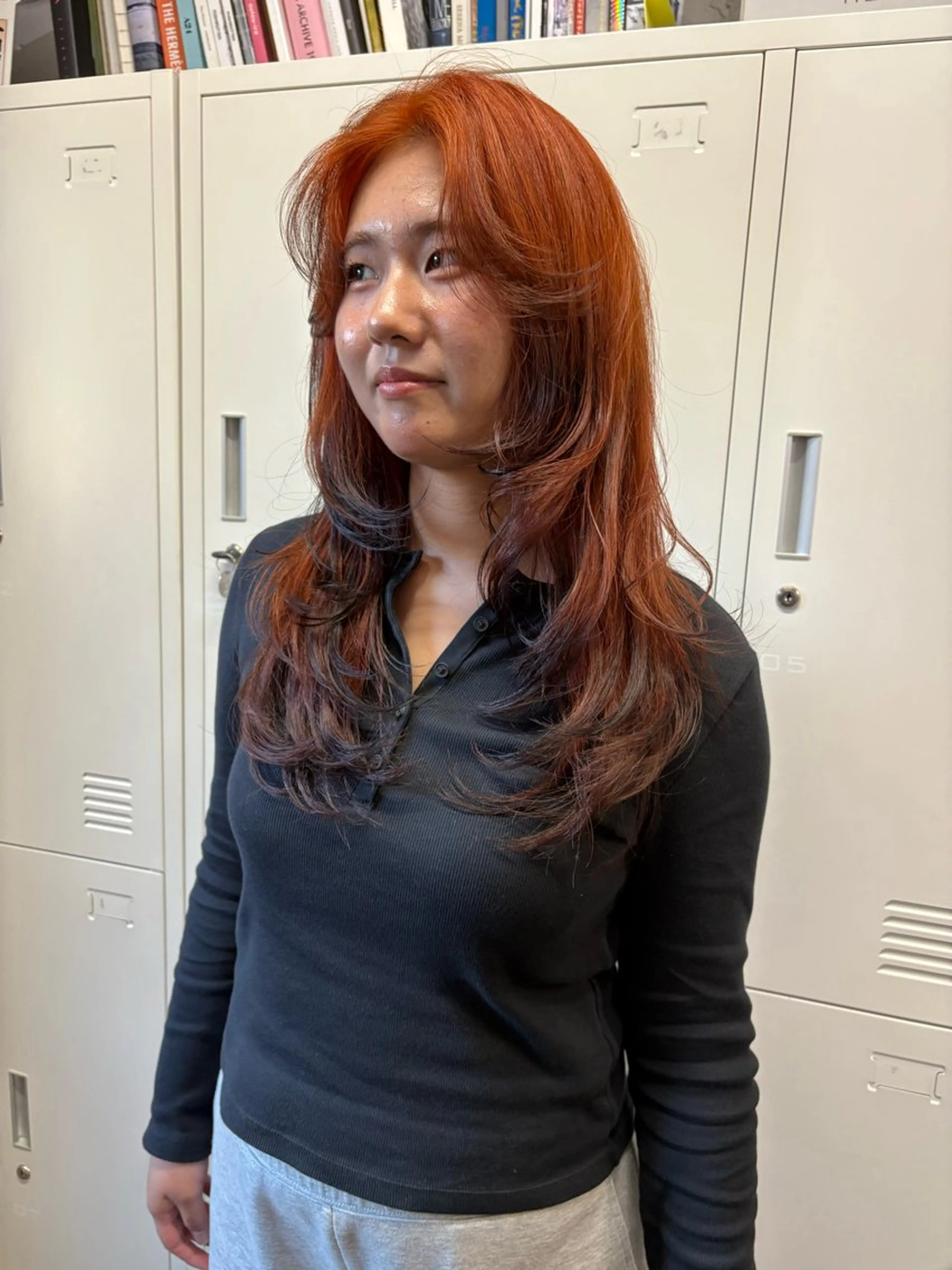 ロング カット ヘアカラー ロングレイヤー Niina🩰のヘアスタイル