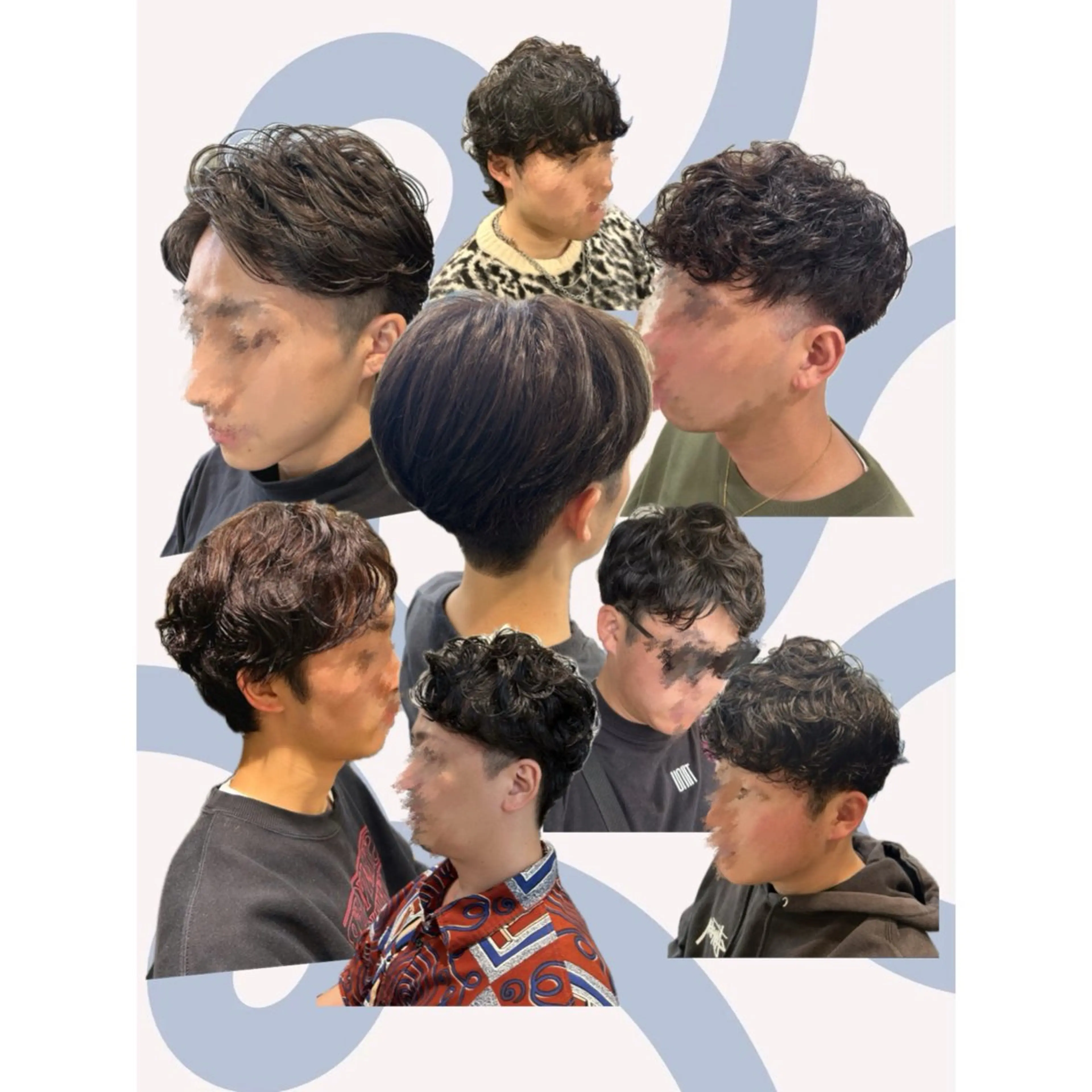 ショート パーマ メンズ メンズパーマ カット パーマ Mplus  二子玉川所属・◎鹿嶋◎暖色ｶﾗｰ /ﾒﾝｽﾞﾊﾟｰﾏのヘアスタイル