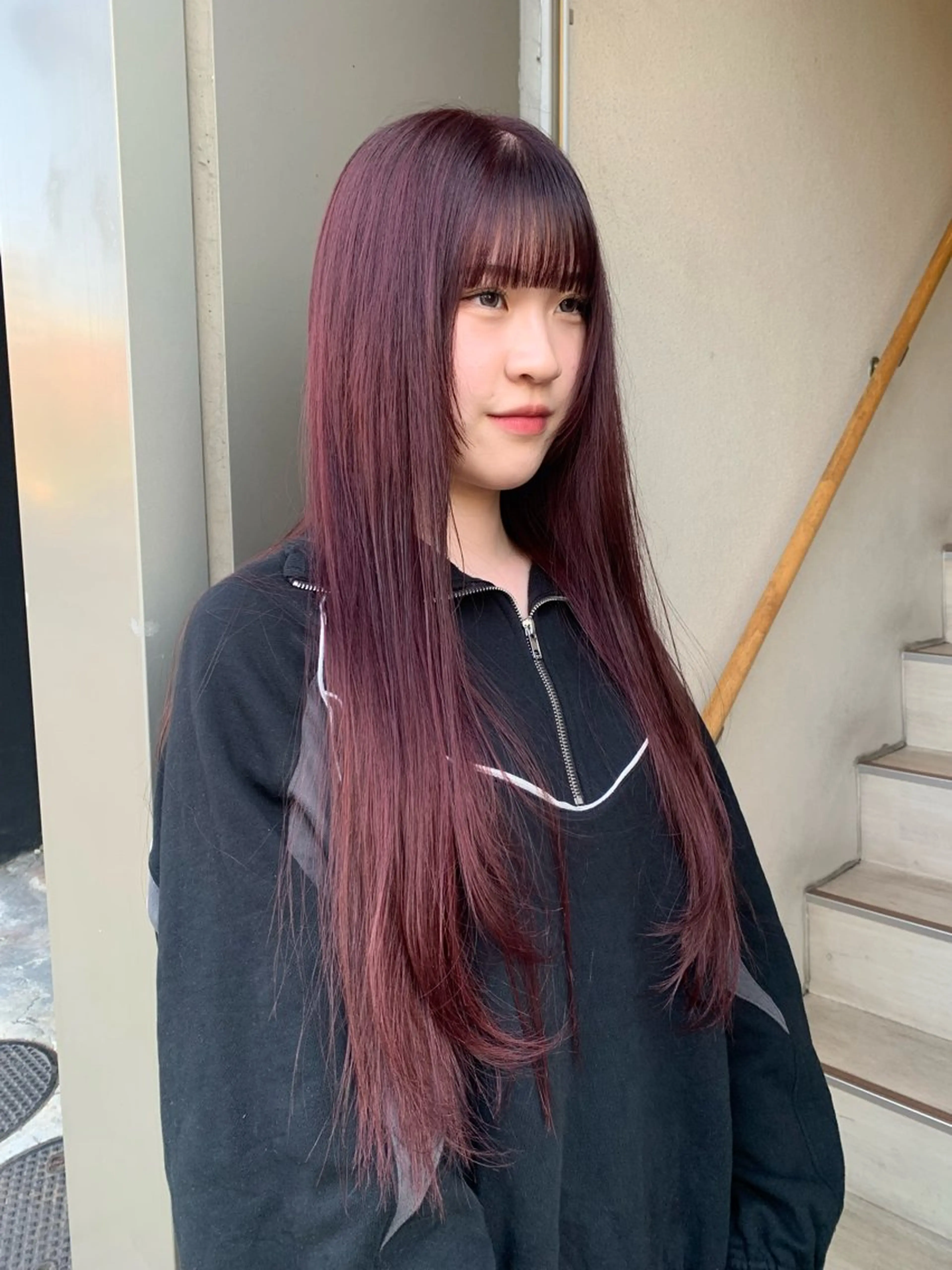 ロング カラー ヘアカラー トリートメント 🩰淡色系カラー／ 南ゆかり（女性のみ）のヘアスタイル