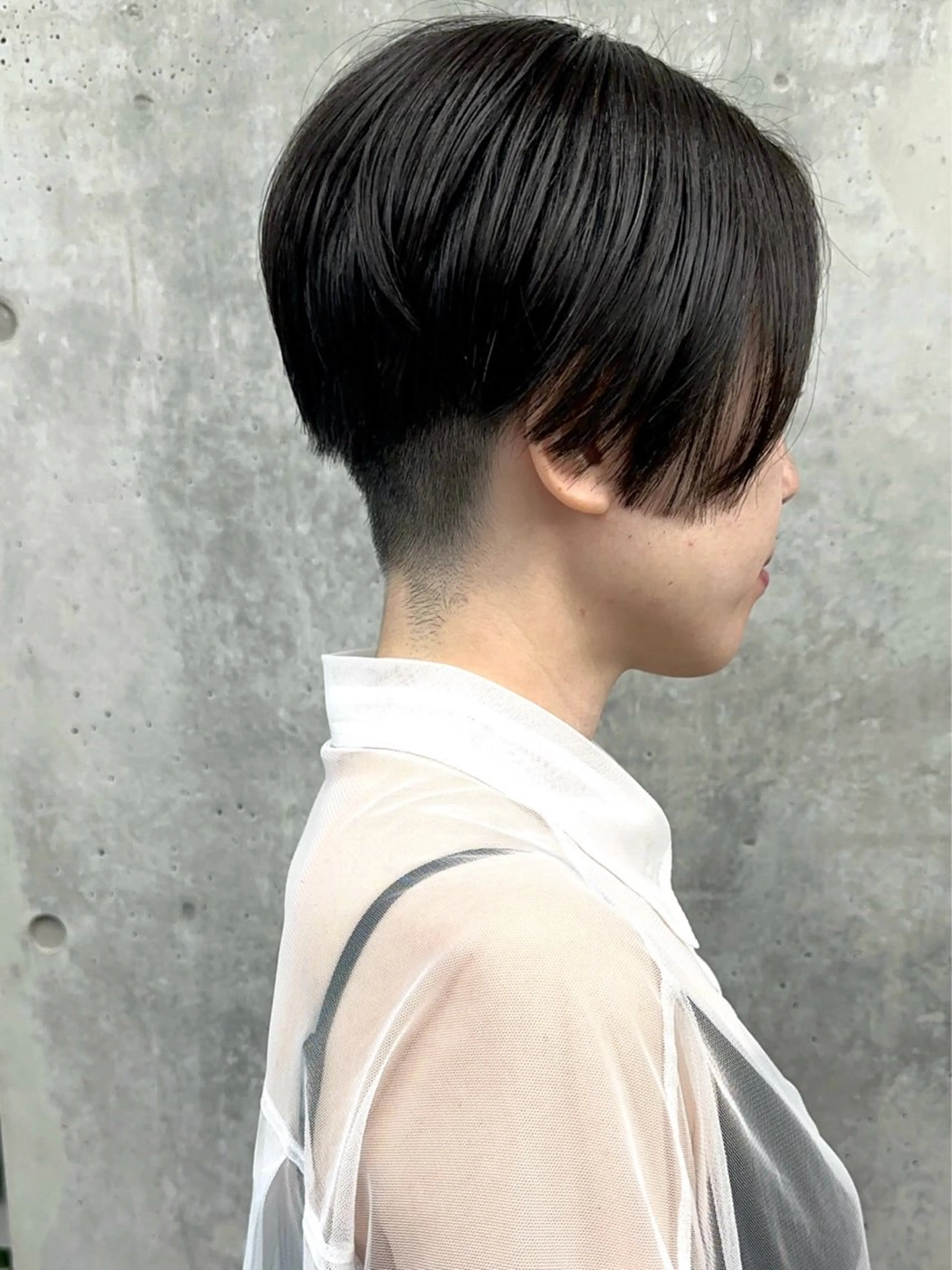 ショート ショートヘア 刈り上げ カット トリートメント ヘッドスパ とうい/パーマボブ/ くせ毛/丸みボブのヘアスタイル