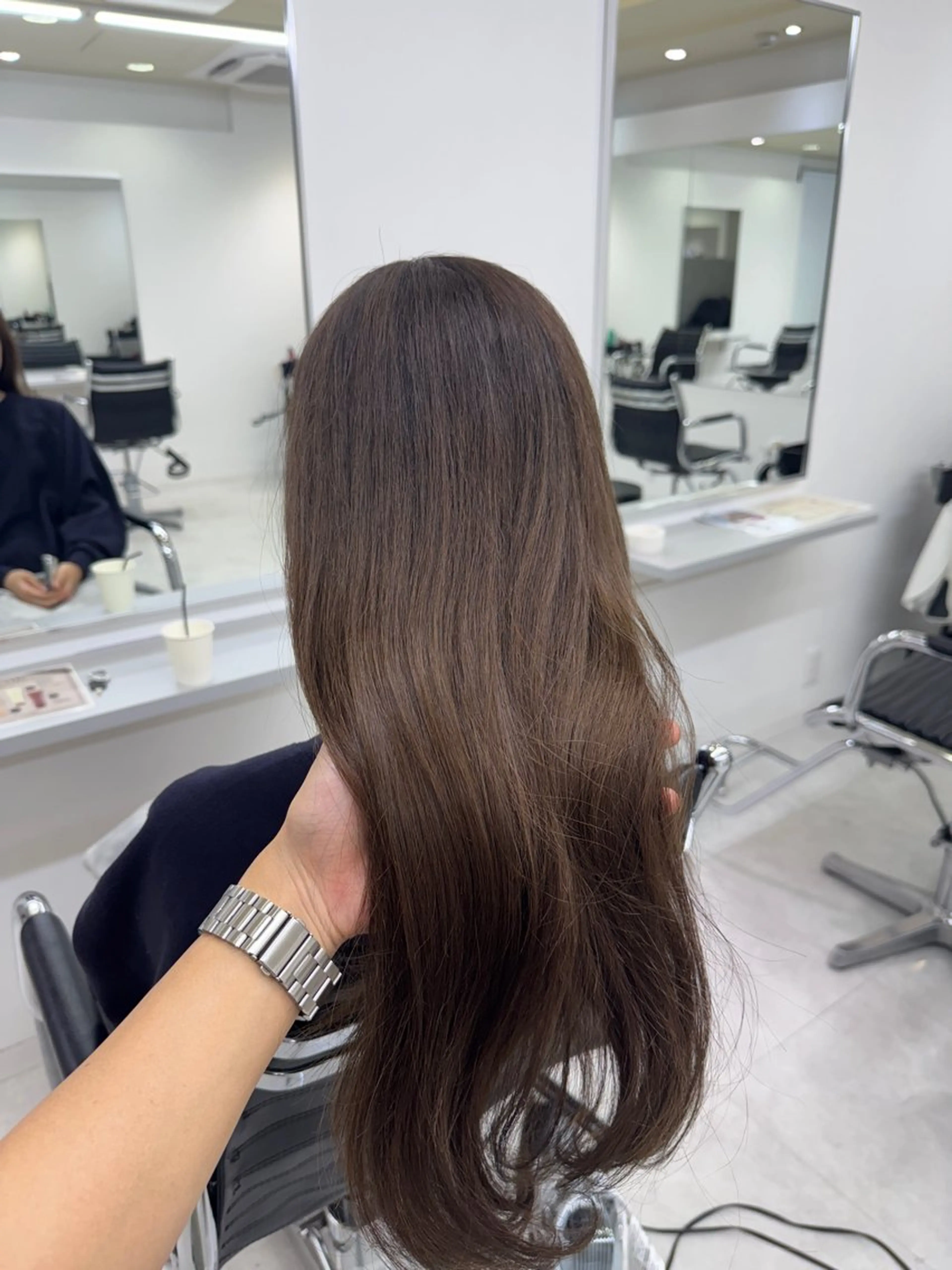 ロング カラー ヘアカラー トリートメント 艶カラー/暖色カラー /YUYAのヘアスタイル