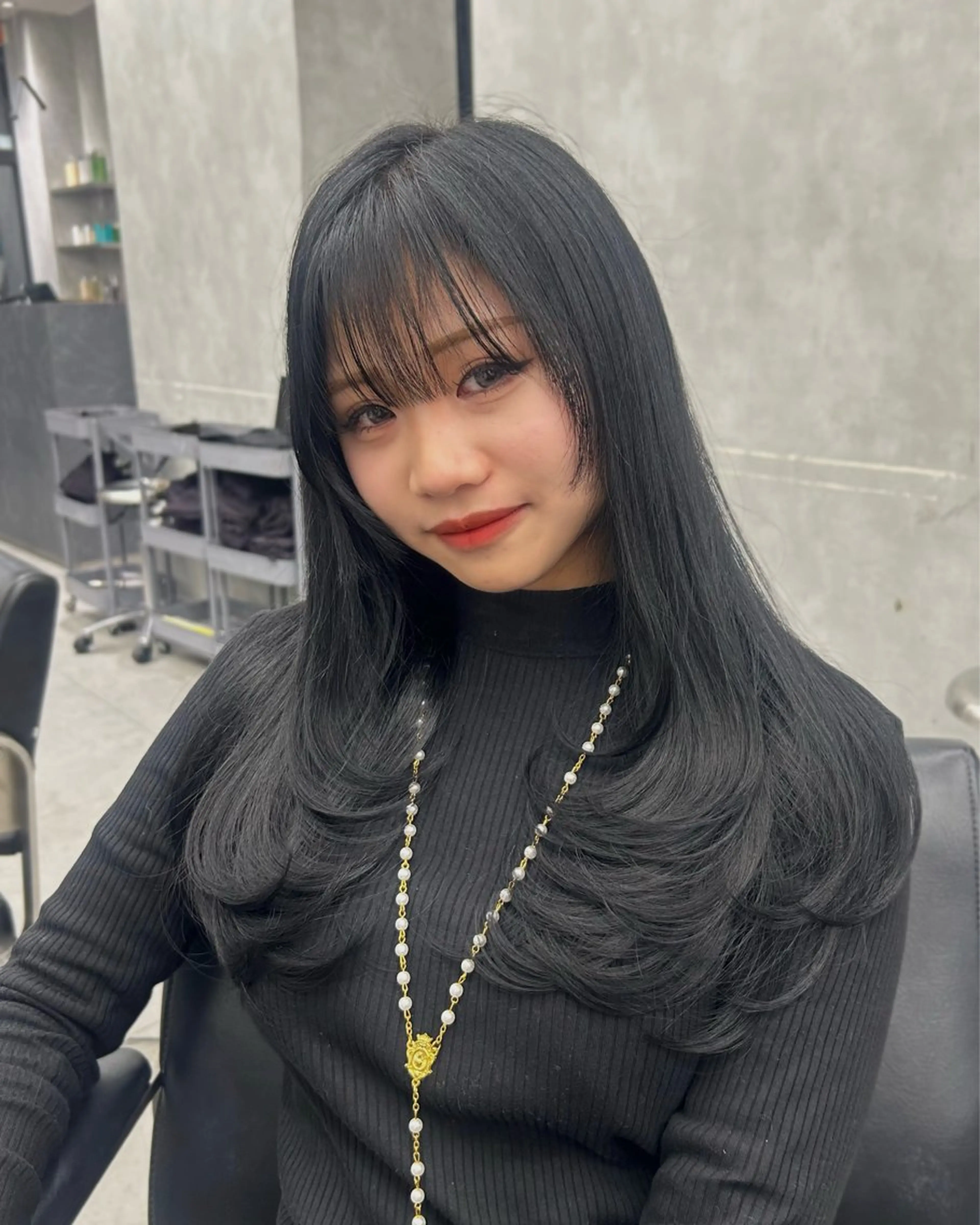 ロング レイヤーカット カット ヘアカラー トリートメント 大人レイヤー/艶髪 🇺🇸TOMONAのヘアスタイル