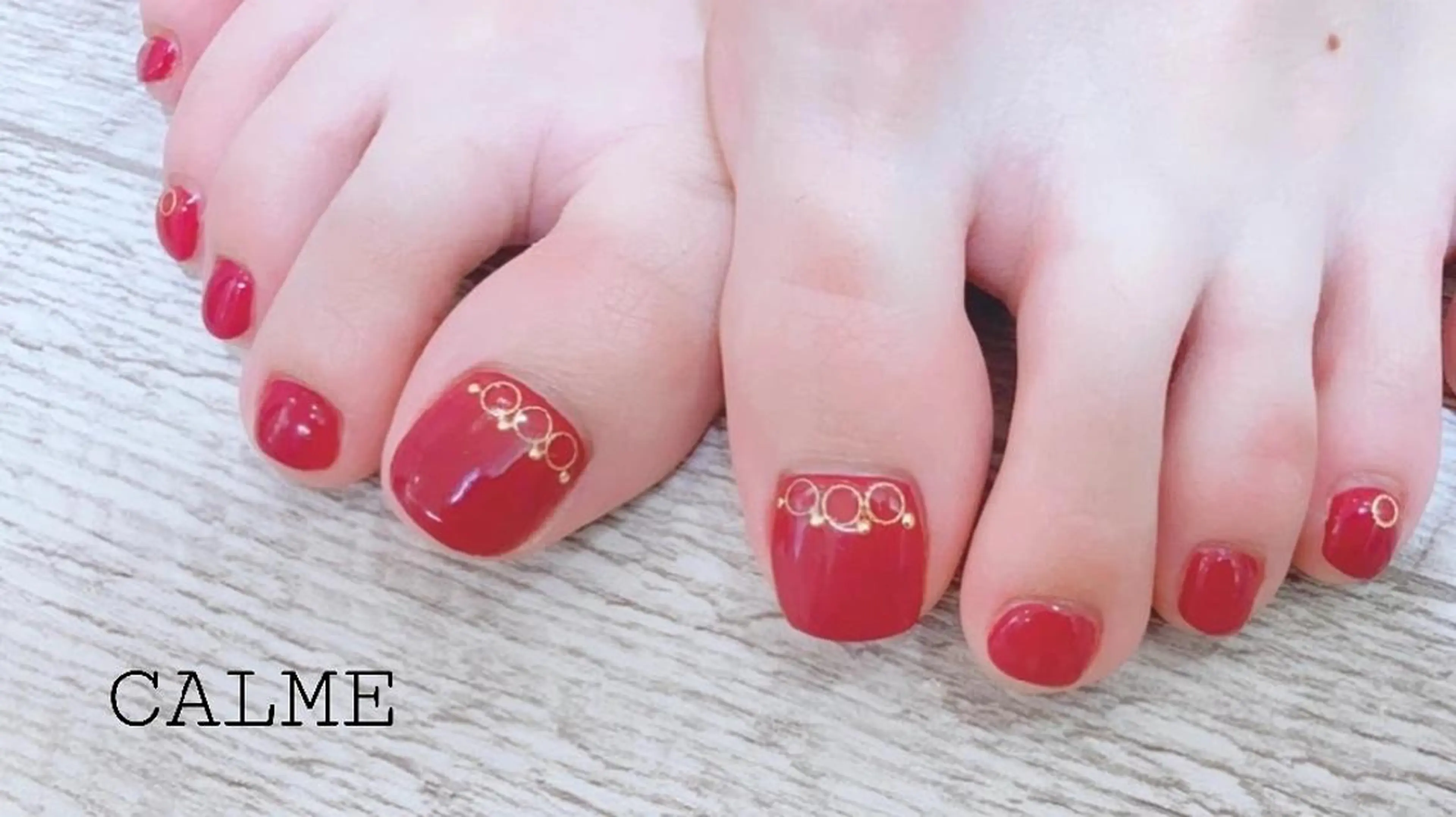 ネイル フットネイル 持ち込み CALME ♡のネイルデザイン