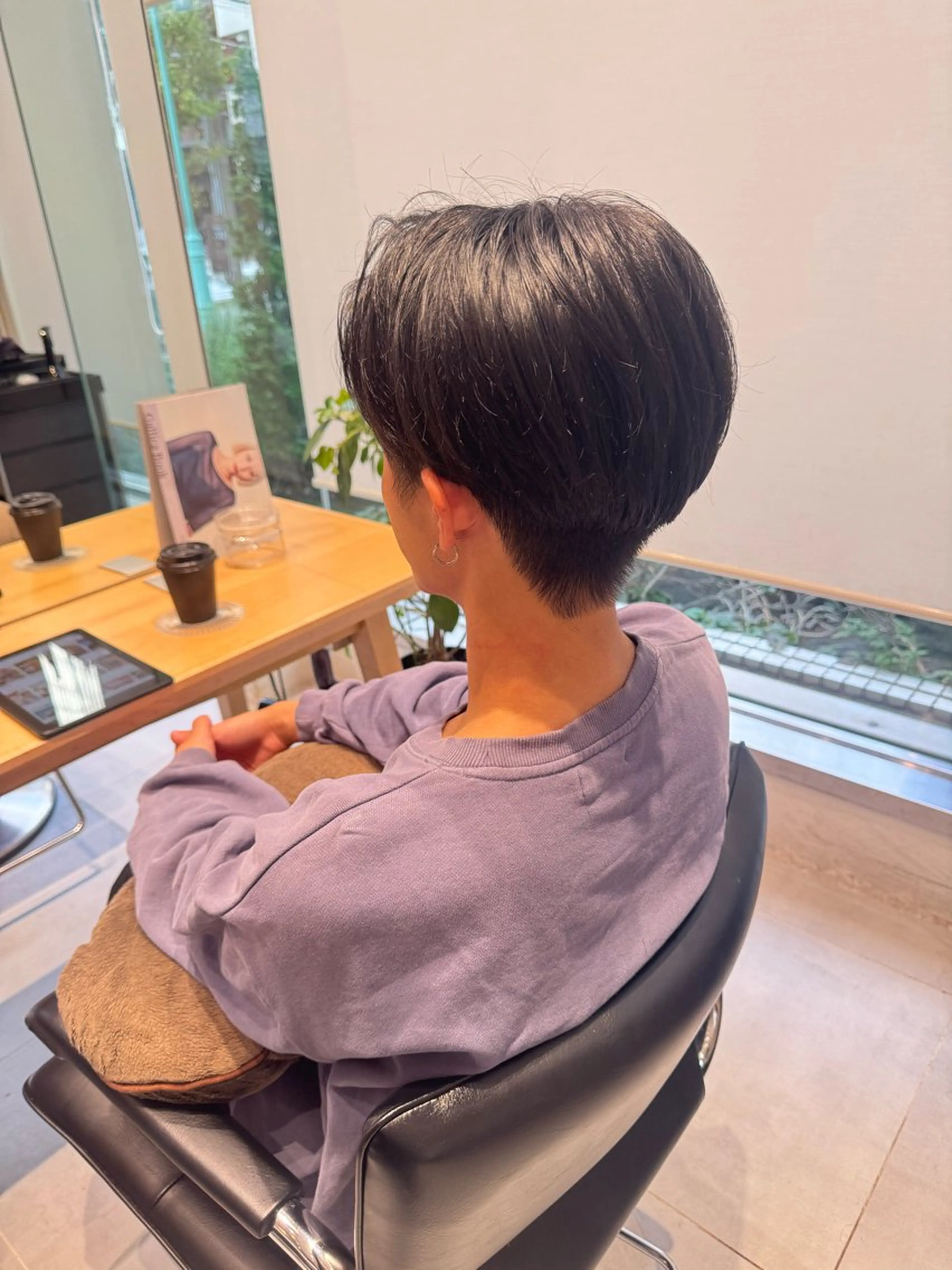 メンズ アイブロウ 風香🪼レイヤー /透明感カラーのヘアスタイル