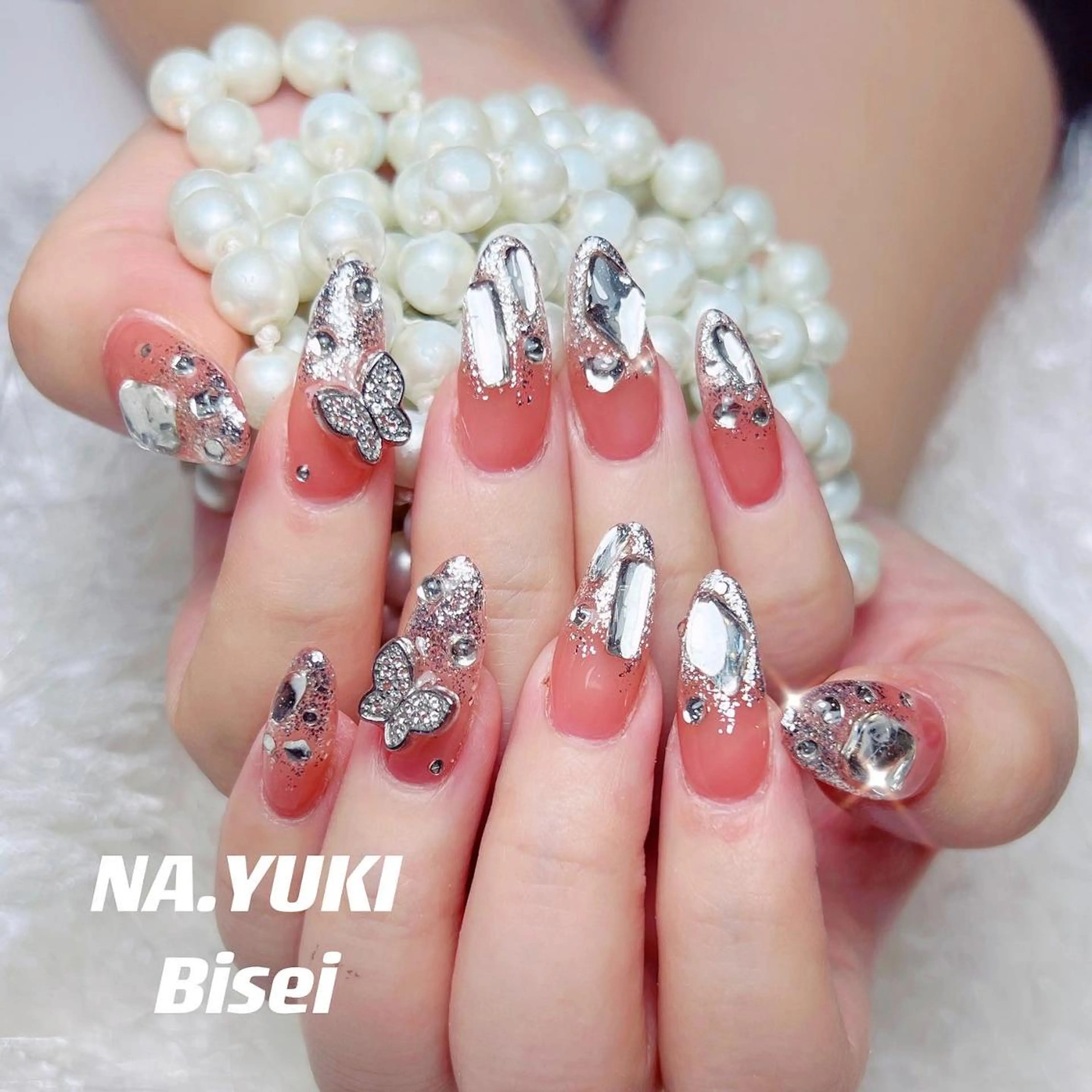 ネイル ロング ハンドネイル ハンドケア ナユキNA.YUKI 池袋店のネイルデザイン