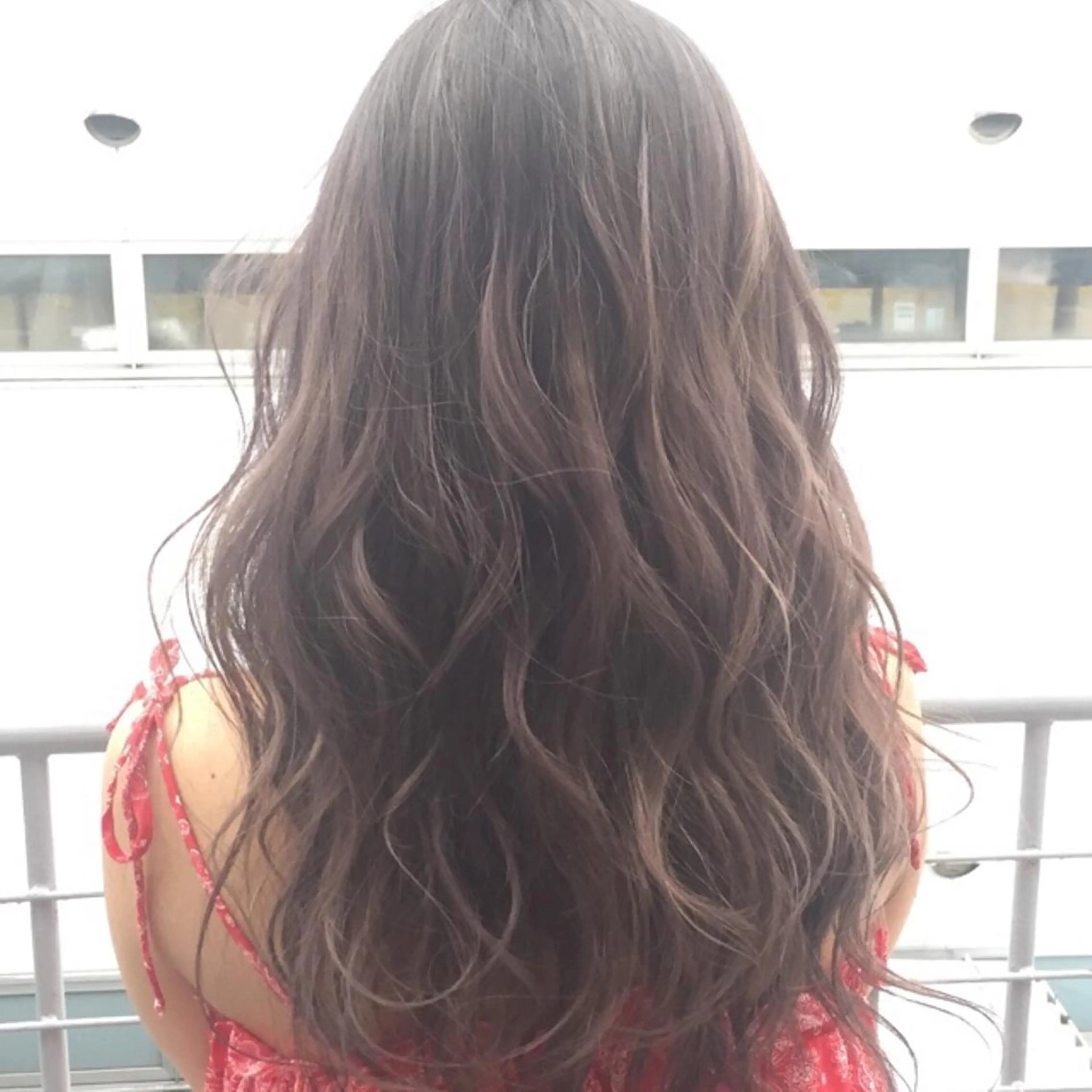 セミロング ロング カラー ベージュカラー ピンクカラー ピンクベージュ NAO ☆のヘアスタイル