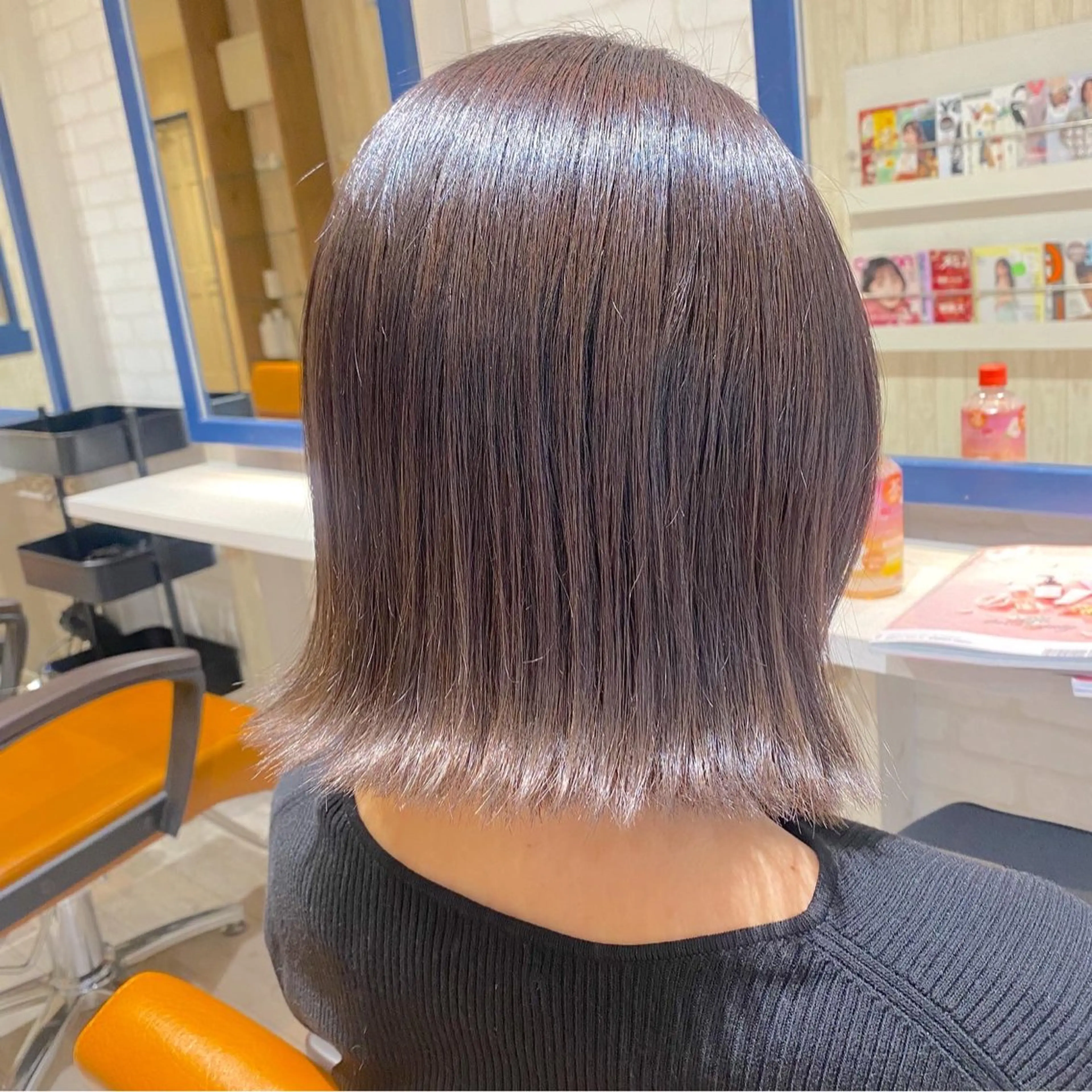 ミディアム 小島あゆ美/髪質改善 /縮毛矯正/ケラコラのヘアスタイル