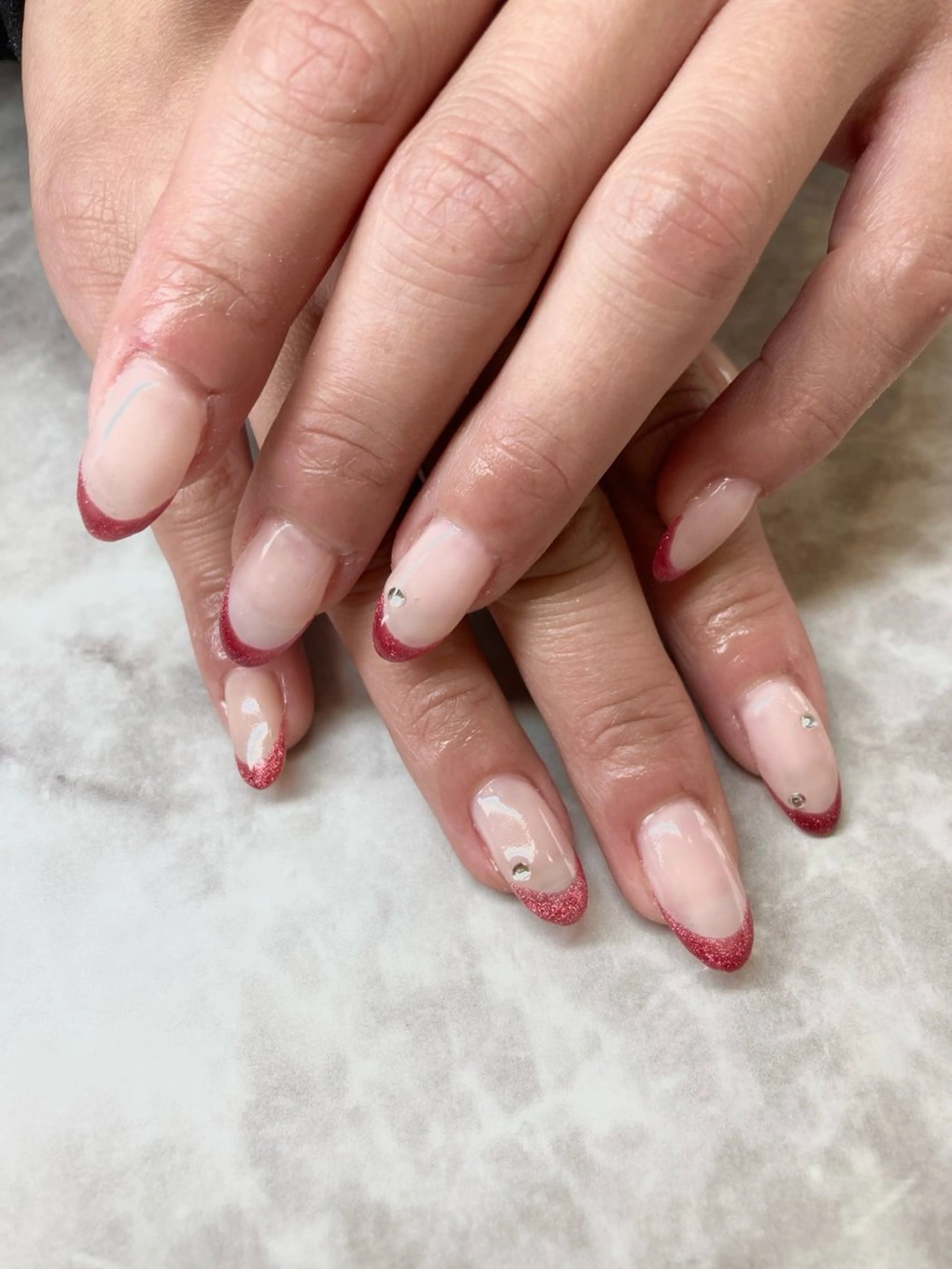 ネイル フレンチネイル ハンドネイル olim nailspaceのネイルデザイン