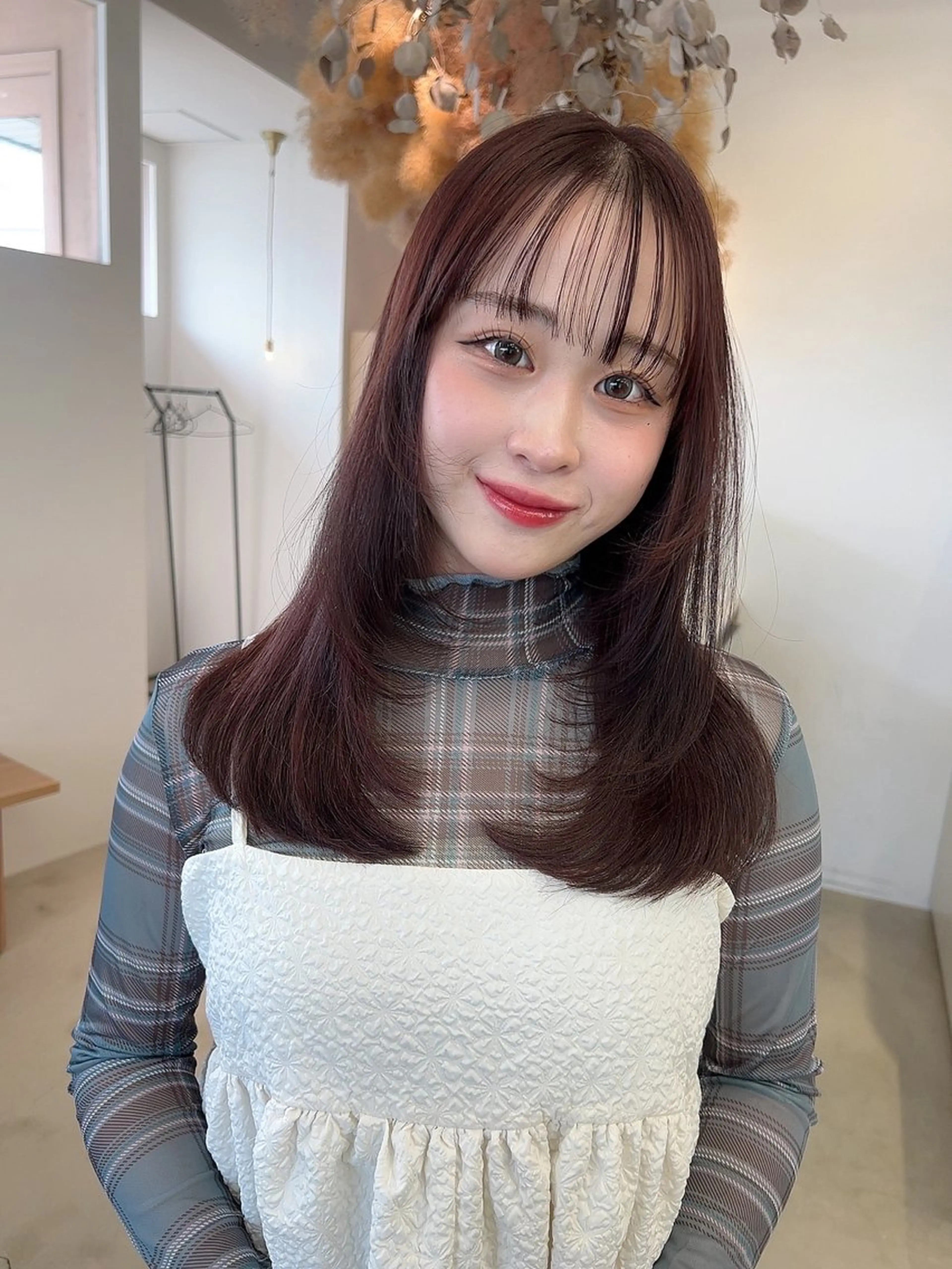 セミロング レイヤーカット カット vince. moekoのヘアスタイル