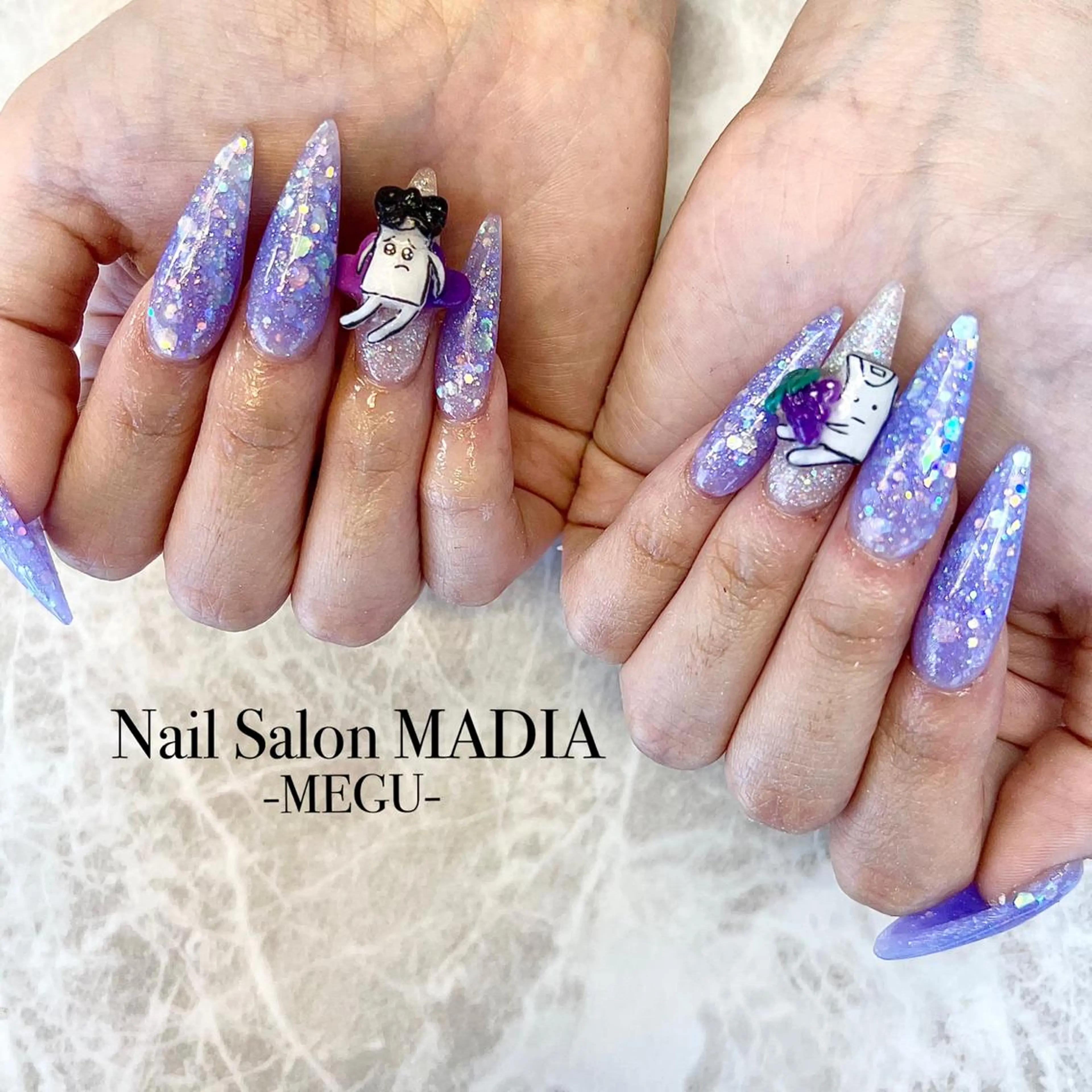 ネイル MADIA藤沢所属・MADIA MEGUのネイルデザイン