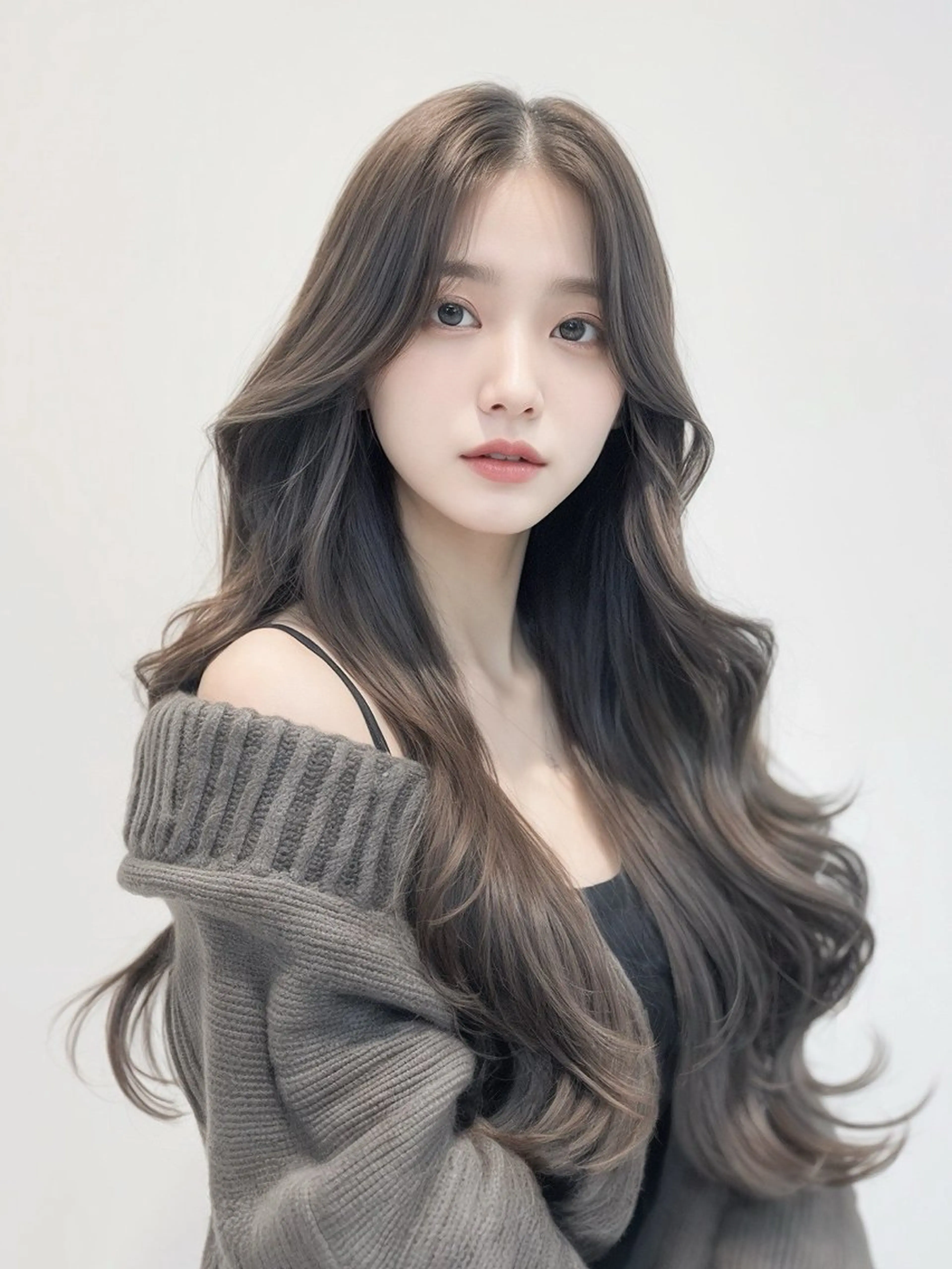 ロング カット 縮毛矯正 トリートメント 艶髪/縮毛矯正/ Core mikuaのヘアスタイル