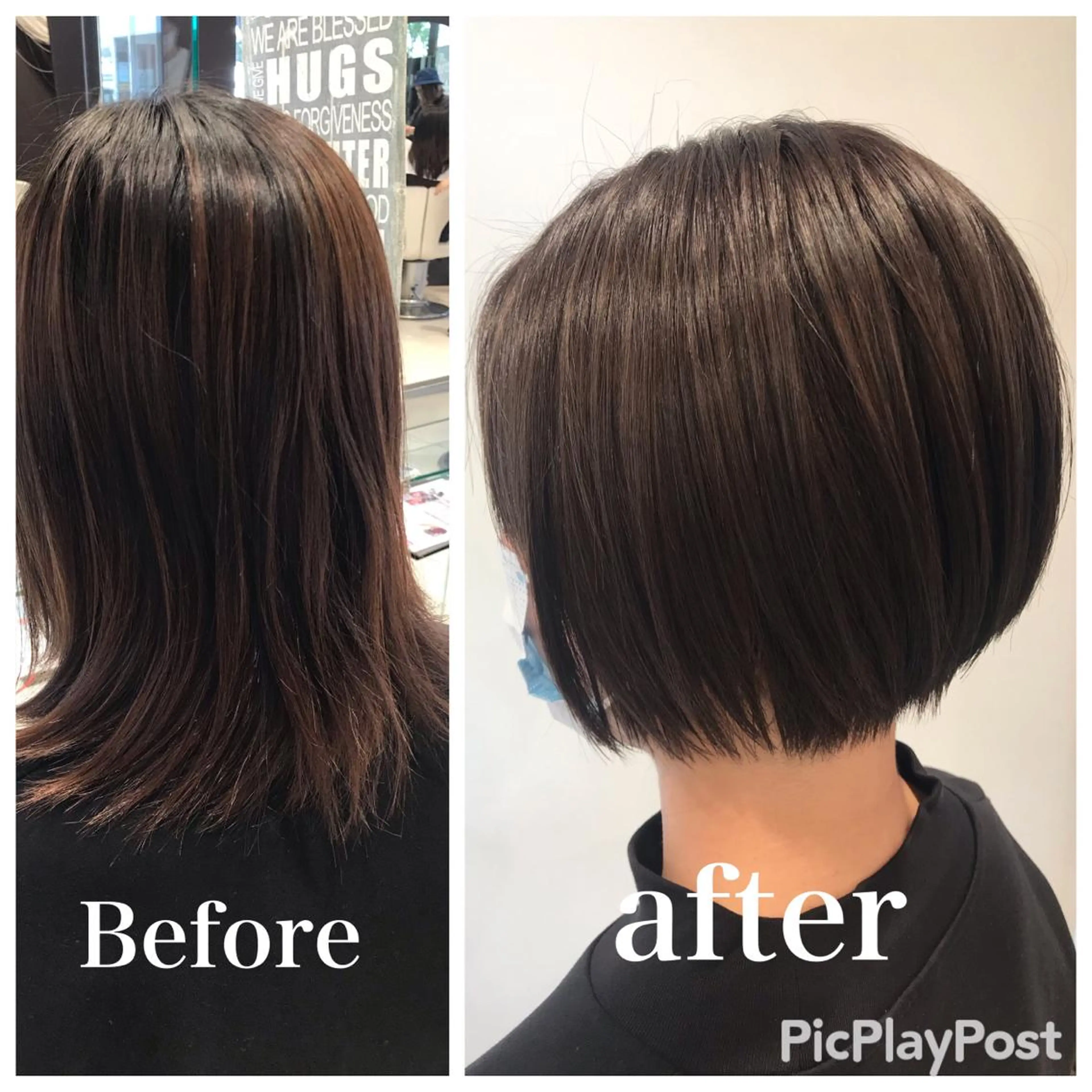 ショート ショートボブ ボブ ショートヘア トリートメント 下條 真のヘアスタイル