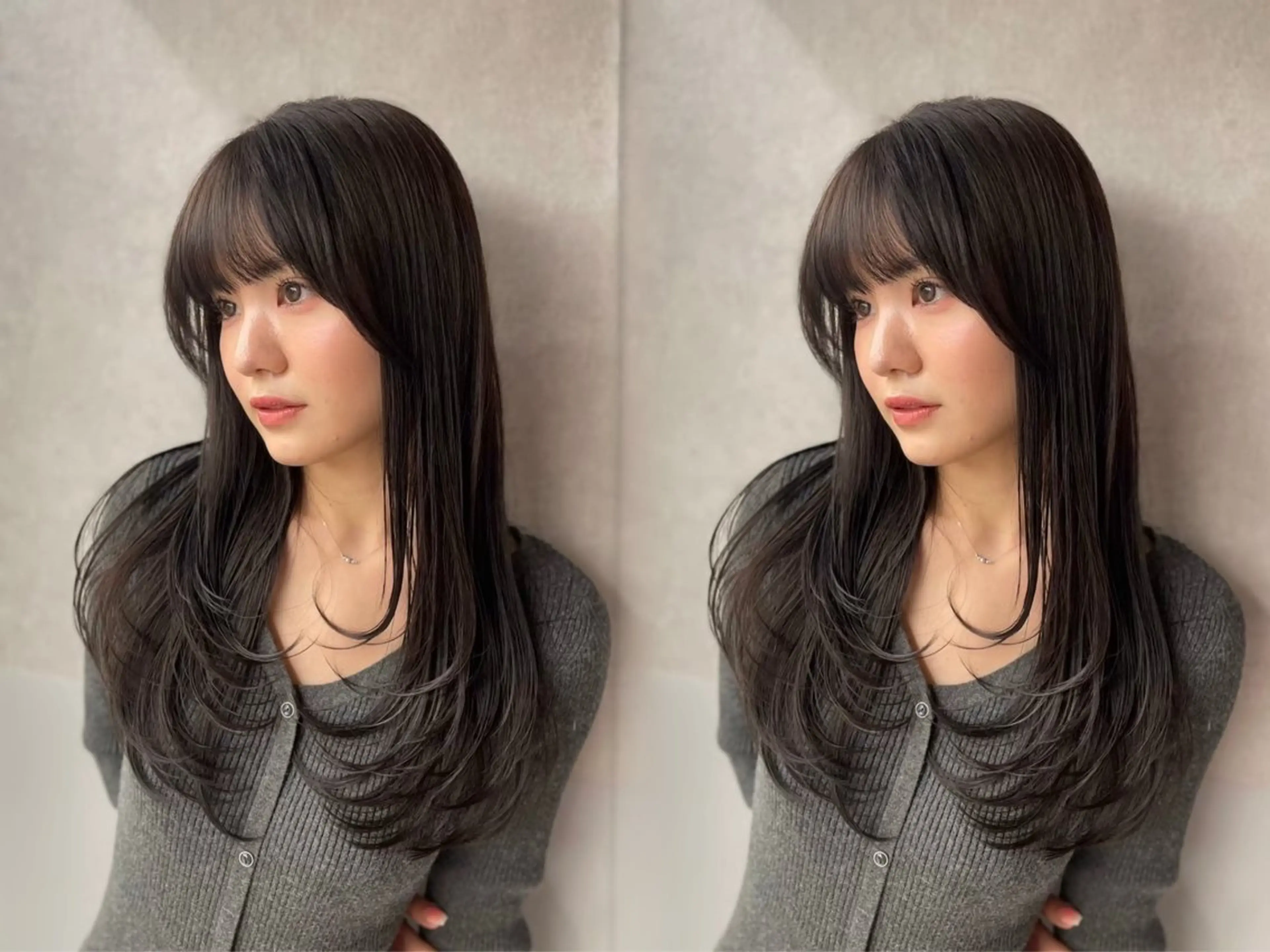 ロング ロング カット ヘアカラー トリートメント 髪質改善💎本郷 壮一郎のヘアスタイル