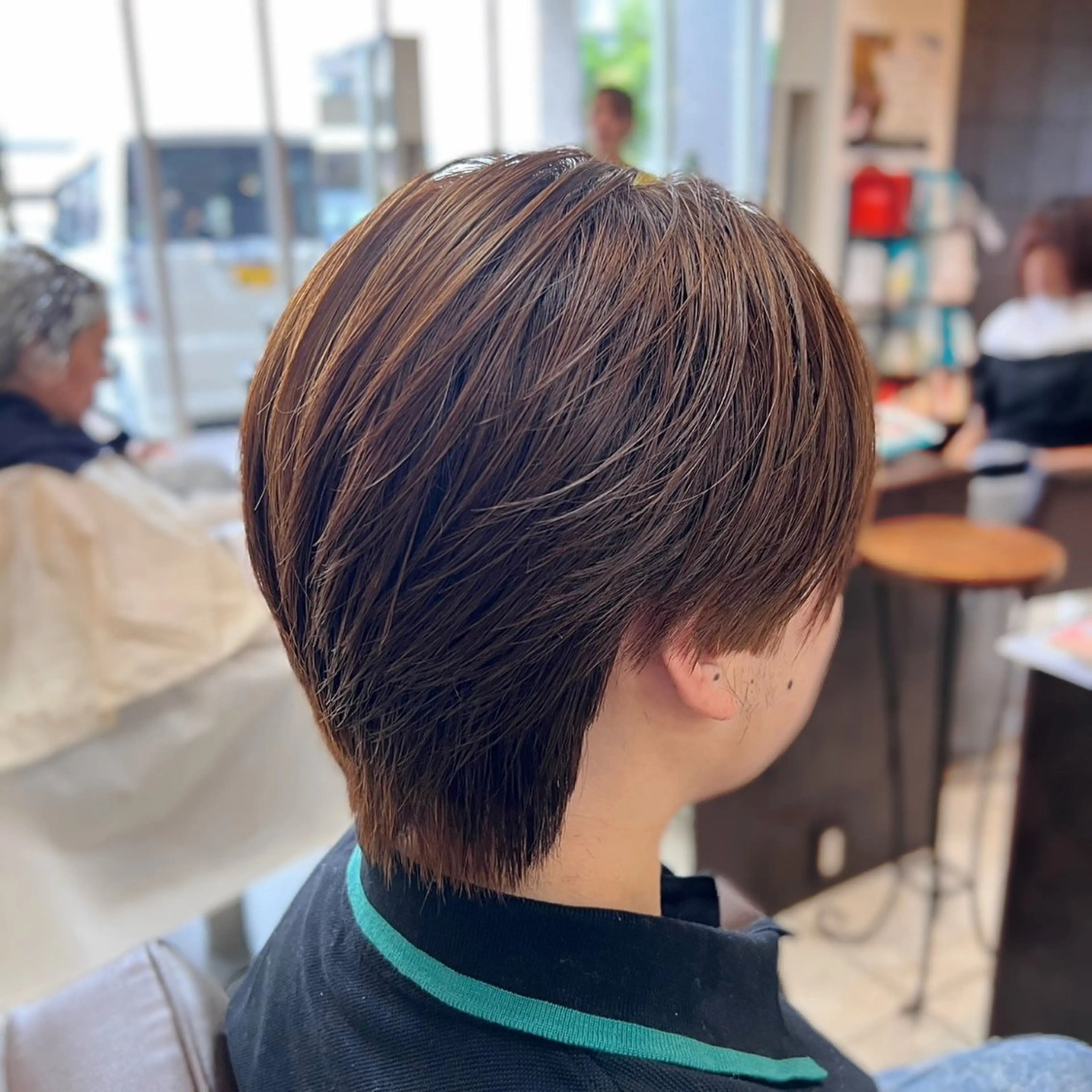 メンズ カット 🩵透明感カラー🩵 緒方美柚のヘアスタイル