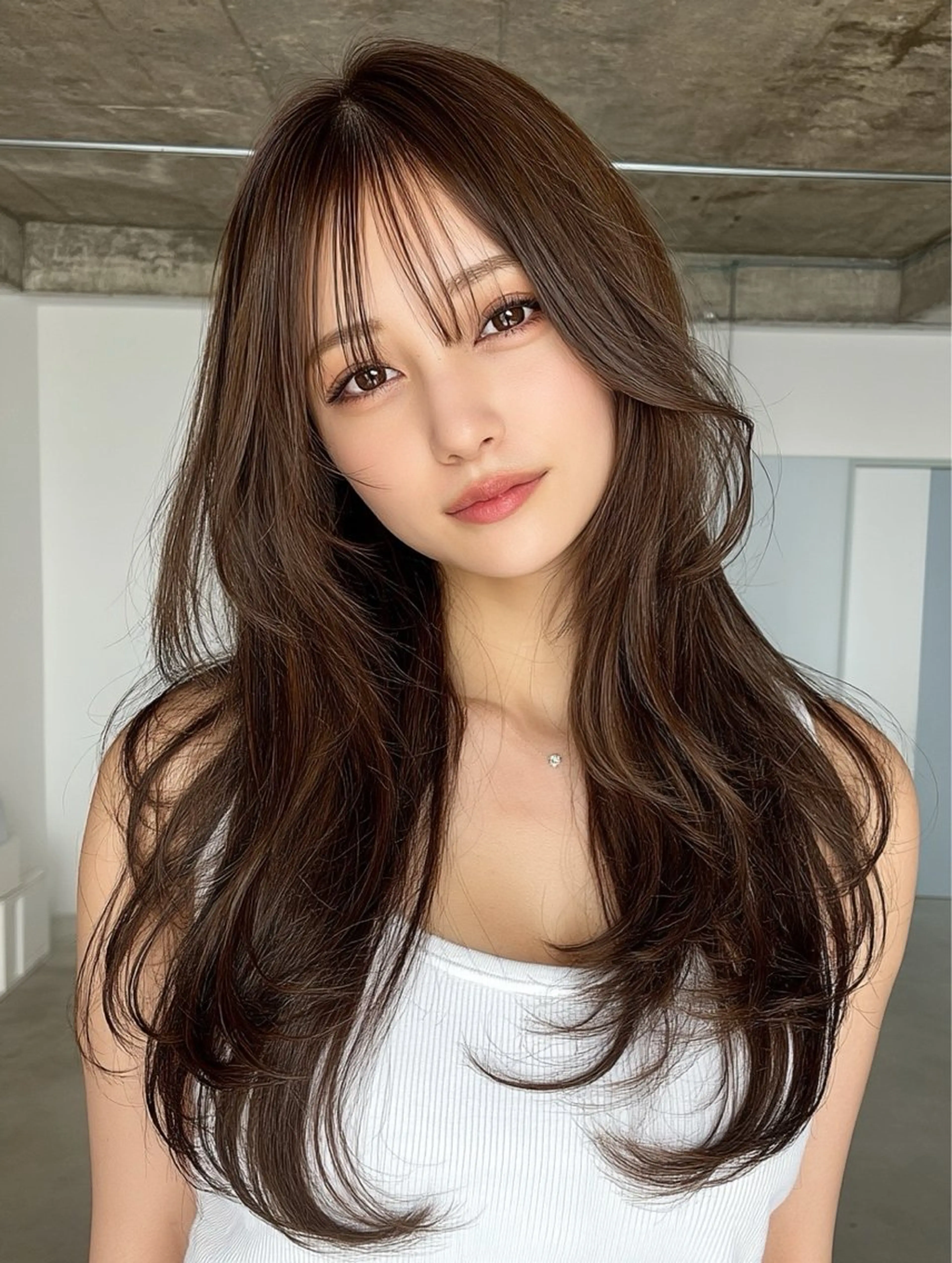 【柔らか髪質改善‼️】艶カラー+グリニコ髪質改善トリートメント+メンテナンスカットの写真