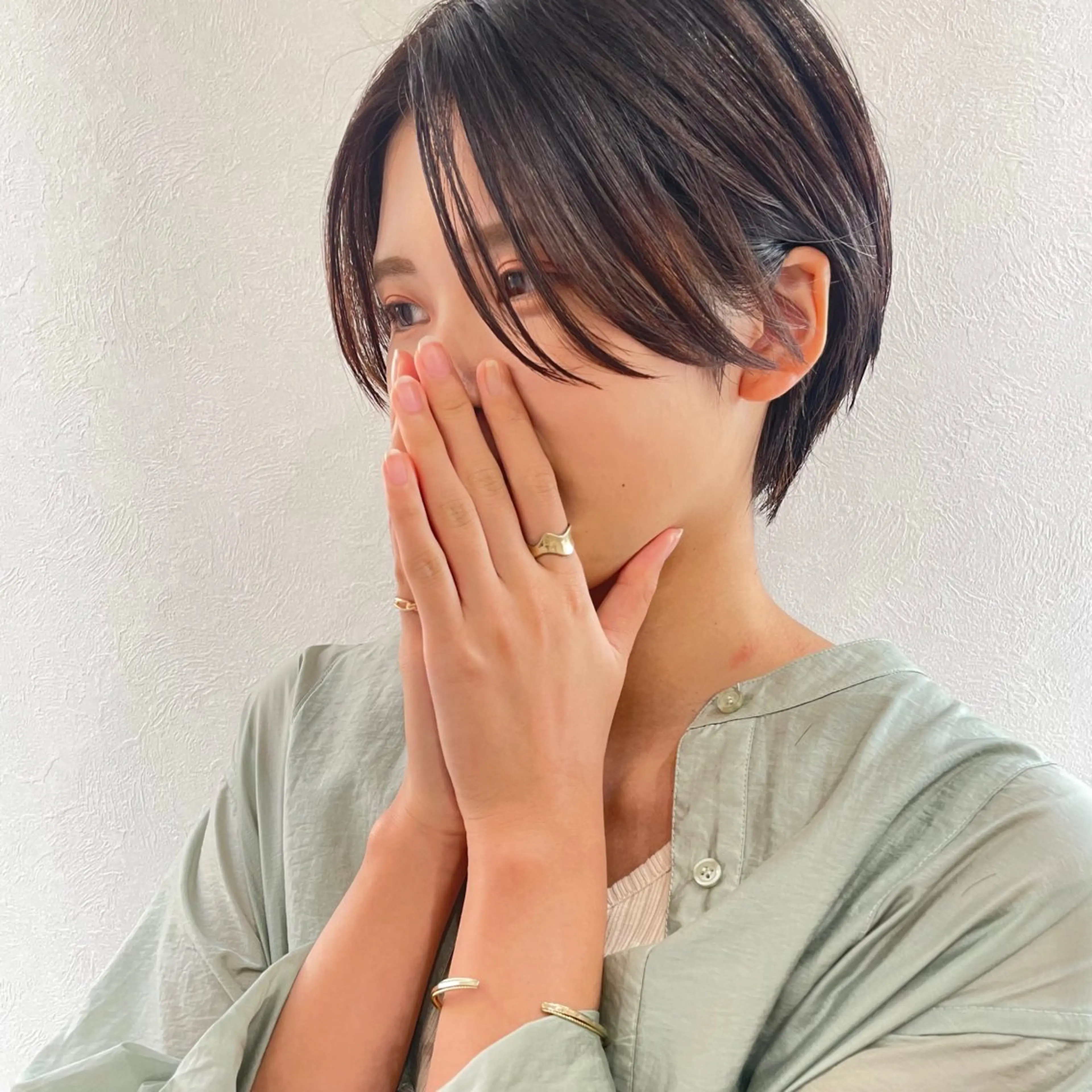 ショート ボブ 髪質改善 韓国風ヘア ショートヘア カット ヘアカラー トリートメント 🎗️comoda 神戸三宮 髪質改善のヘアスタイル