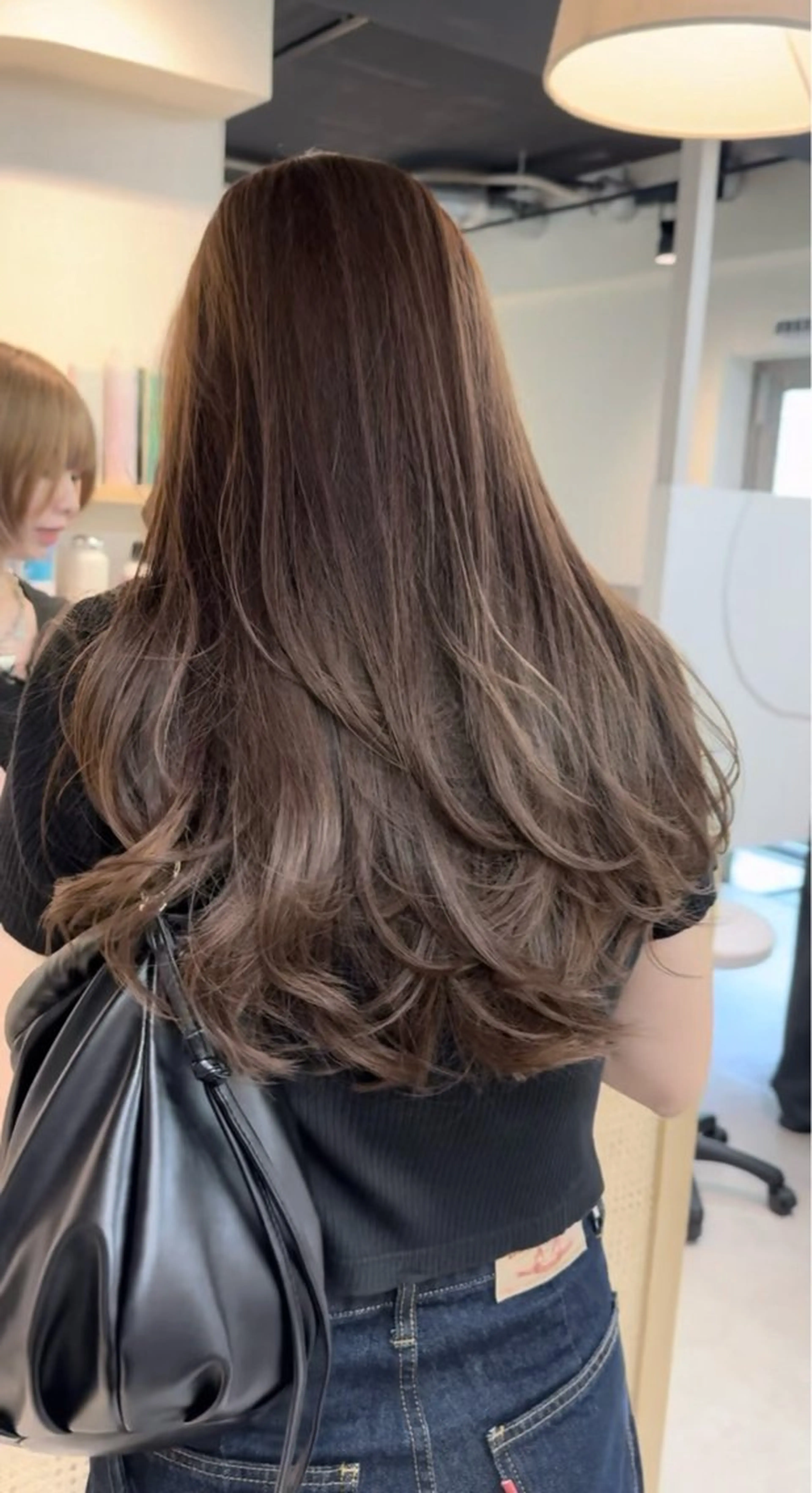 ロング カラー ブリーチ 透明感カラー ブリーチなしカラー 透明うる艶カラー🫧 ココロのヘアスタイル