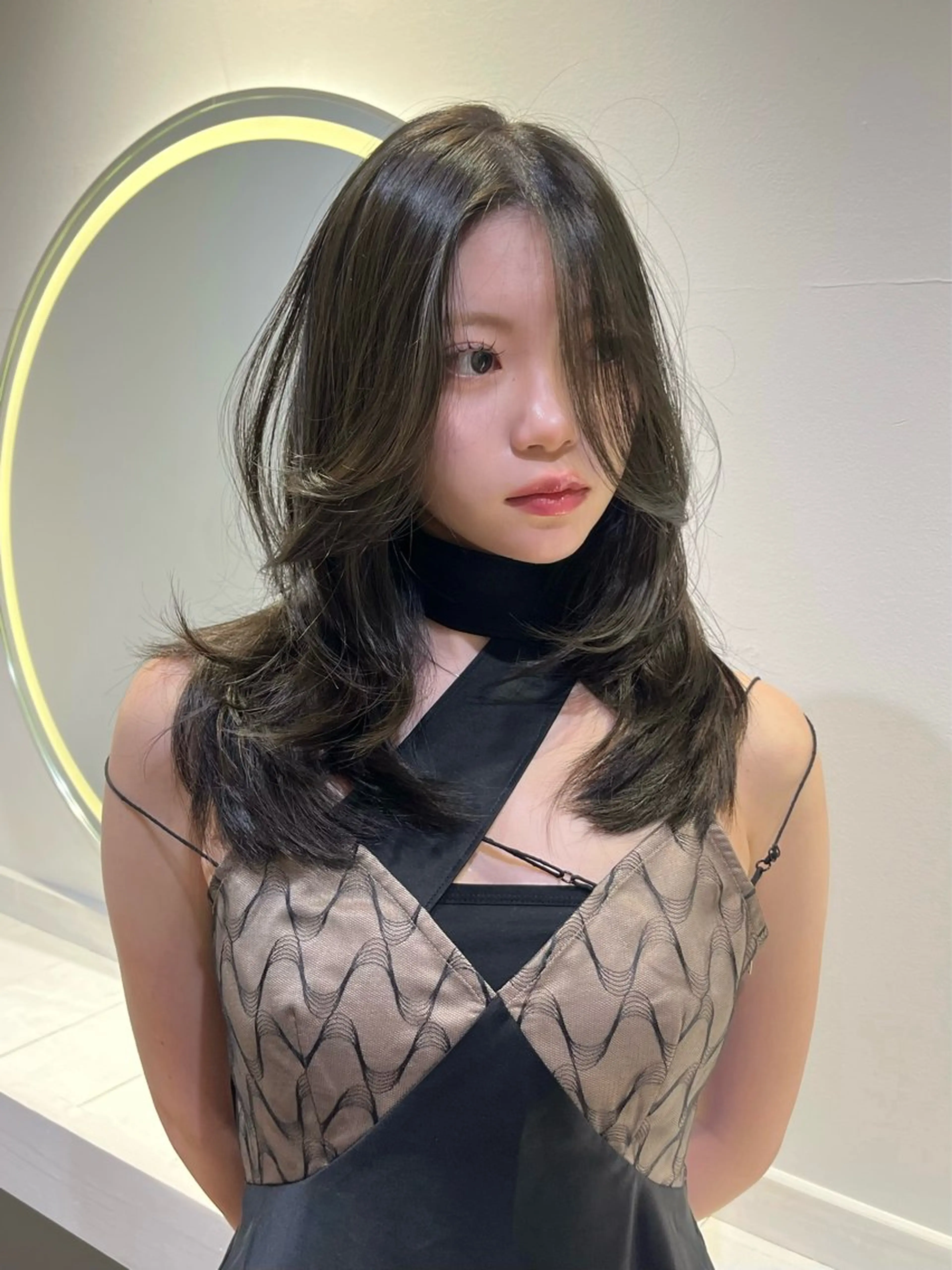 セミロング カット トリートメント Fev AYAHAのヘアスタイル