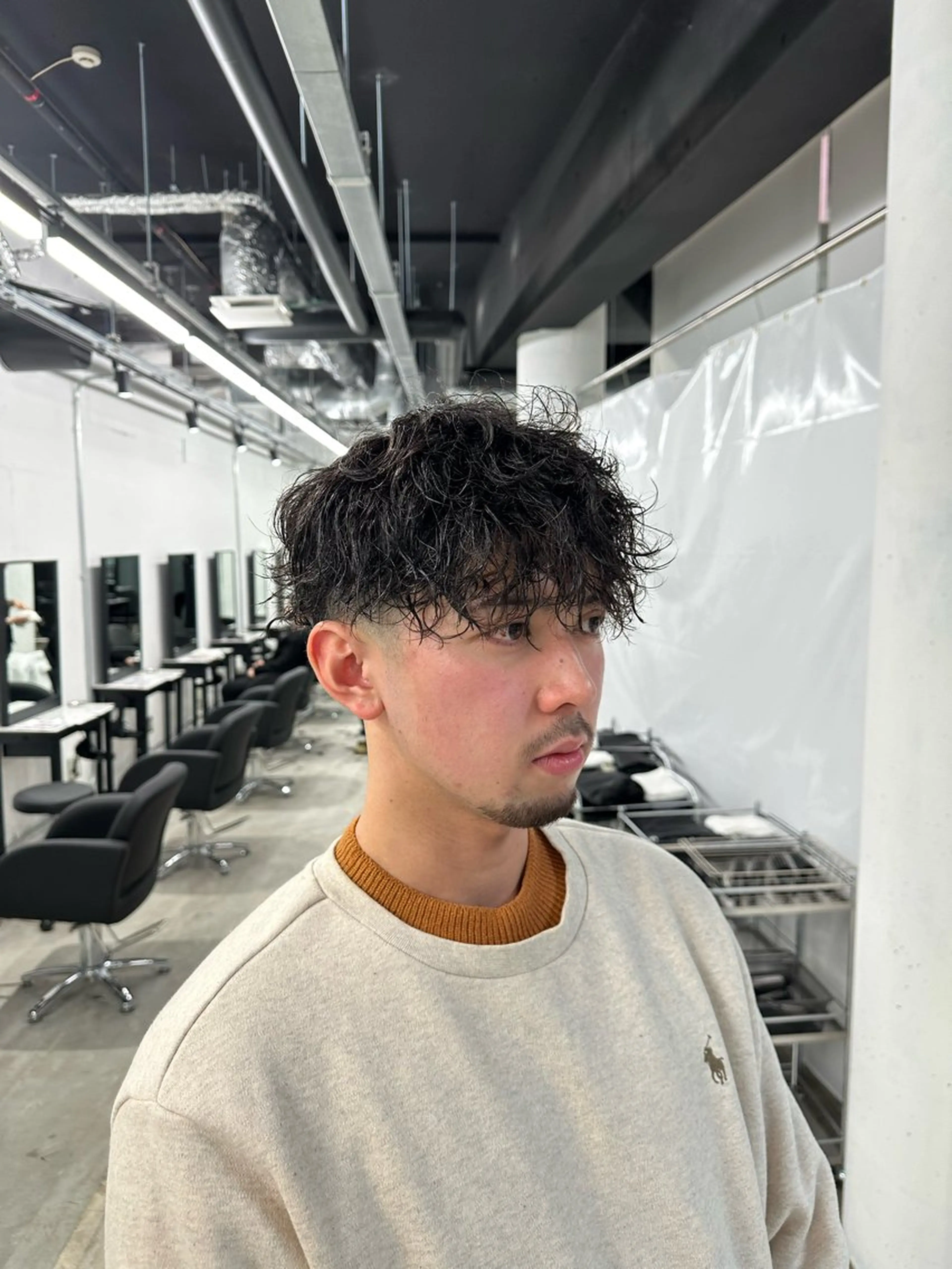 パーマ メンズ 【pia】 江田岳斗のヘアスタイル