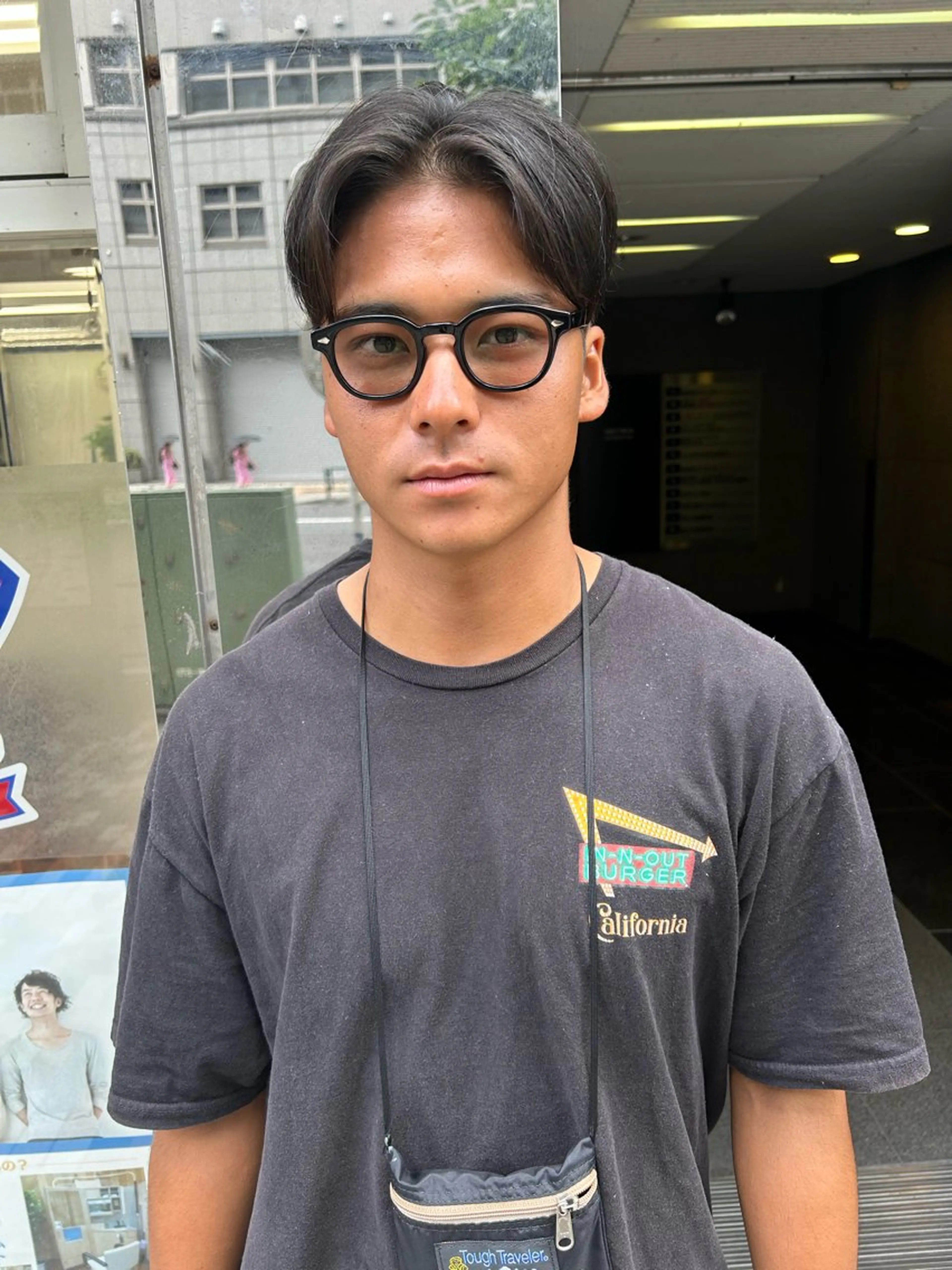 ショート メンズ メンズブリーチ センターパート メンズハイライト メンズインナーカラー メンズパーマ カット charme所属・💈メンズ特化 /伊藤大輝💈のヘアスタイル