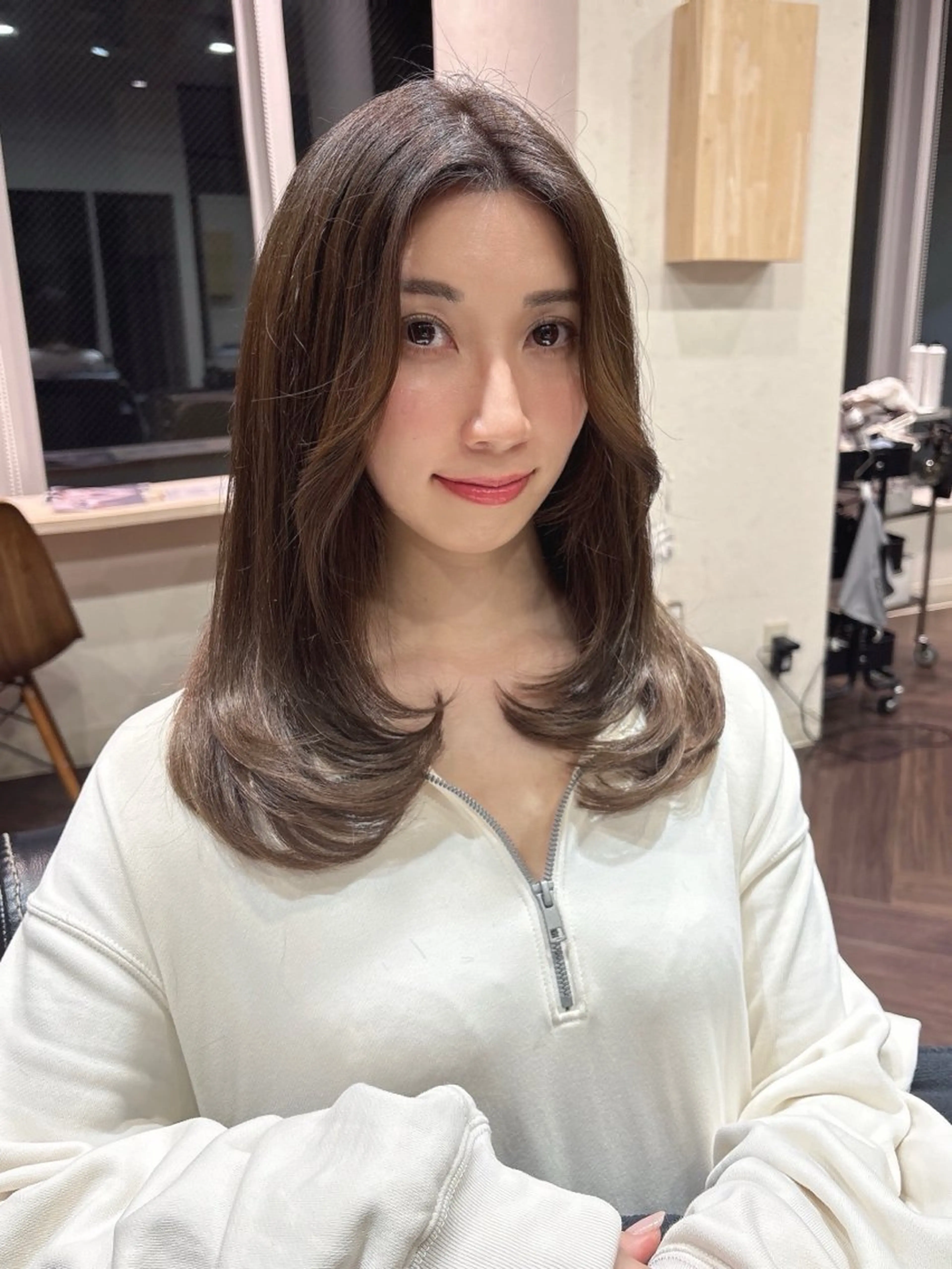 セミロング カラー C'BON hair salon neaf所属・滝口 和城のヘアスタイル