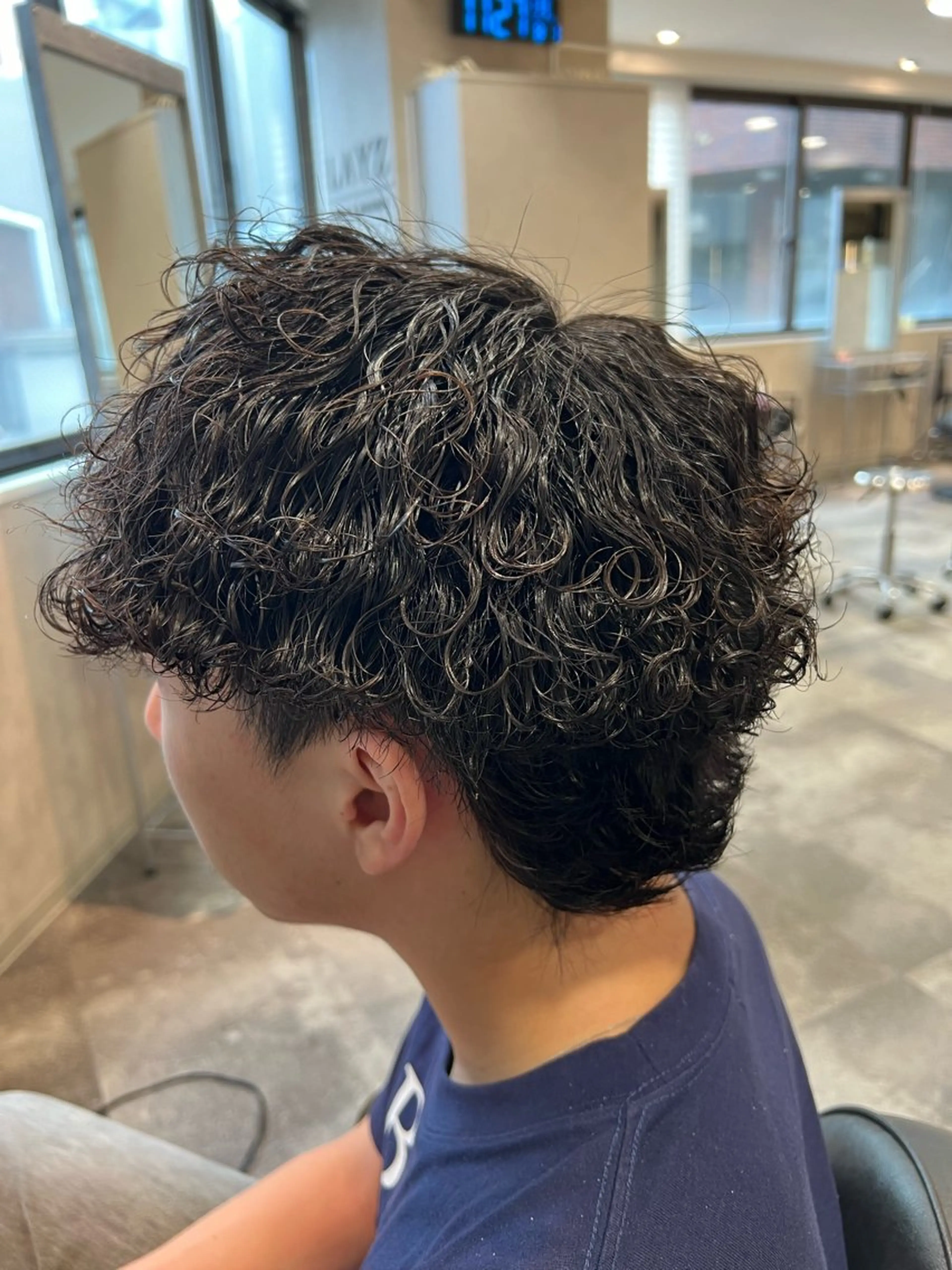 ミディアム パーマ ヘアアレンジ メンズ ミディアムパーマ メンズパーマ メンズショート スパイキーショート メンズツイストパーマ カット パーマ メンズ特化/カラー/ パーマ/ケイシンのヘアスタイル