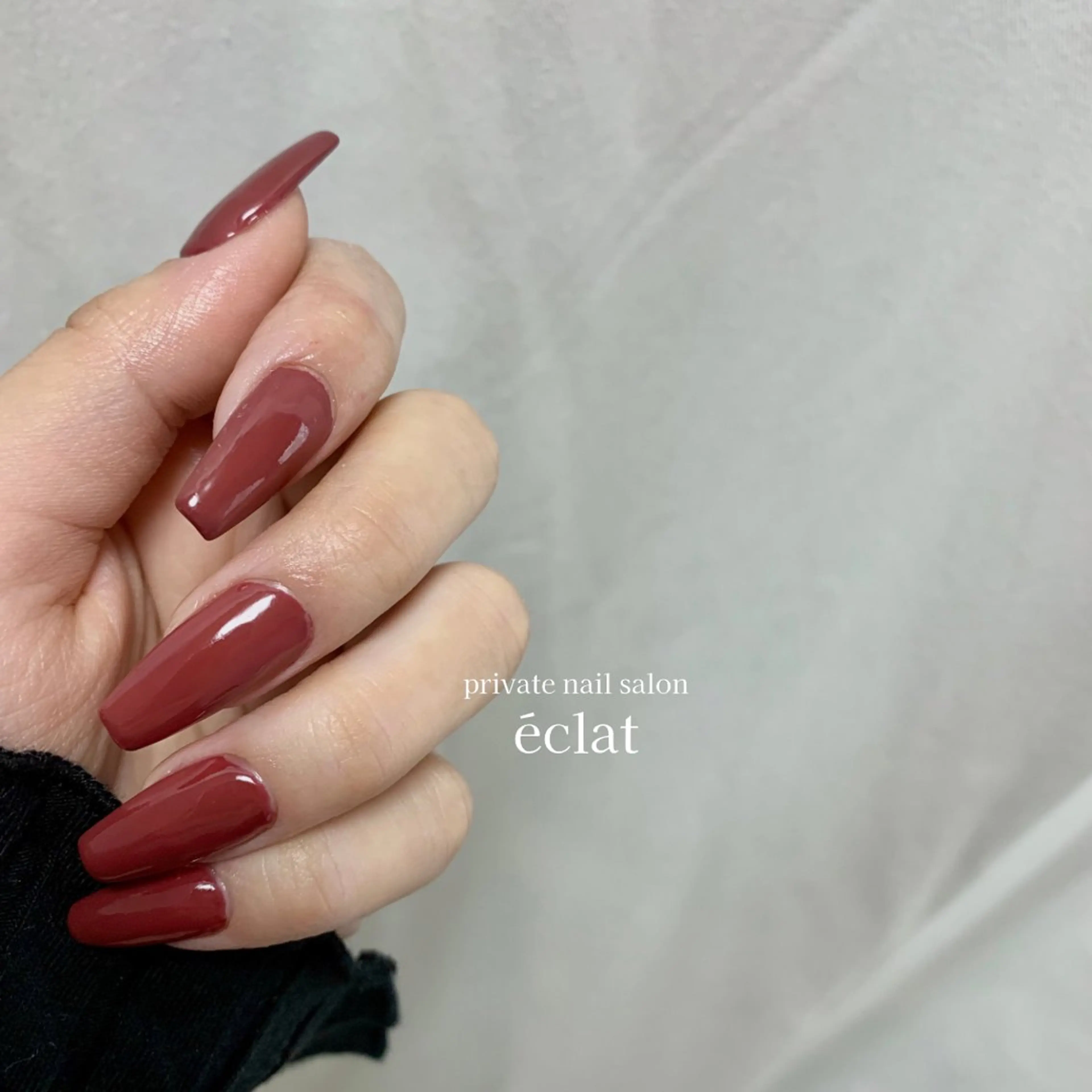 アクリル長さ出し10本+ワンカラー🩵(ジェルオフ込み)の写真