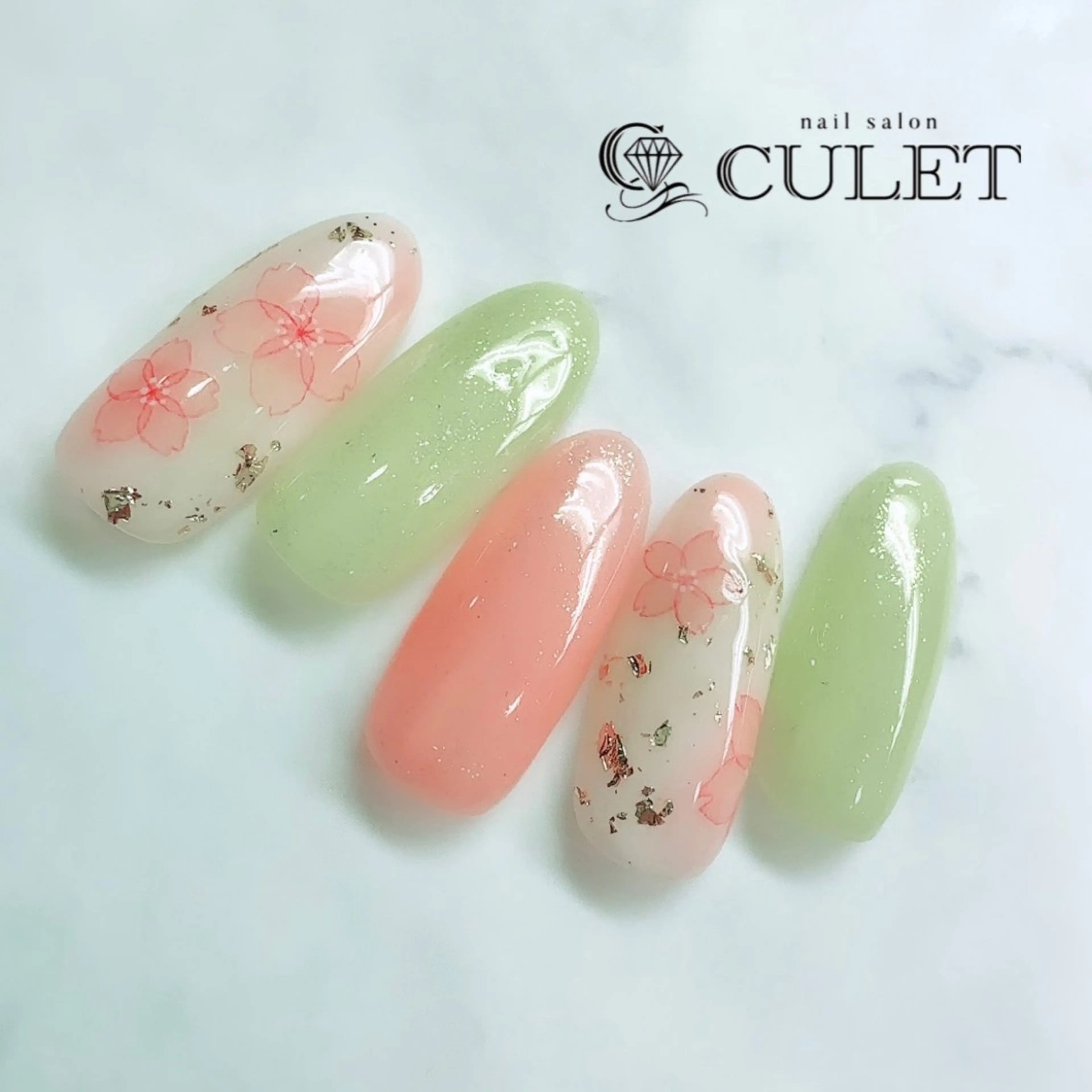 ネイル ハンドネイル CULET NATSU🍀のネイルデザイン