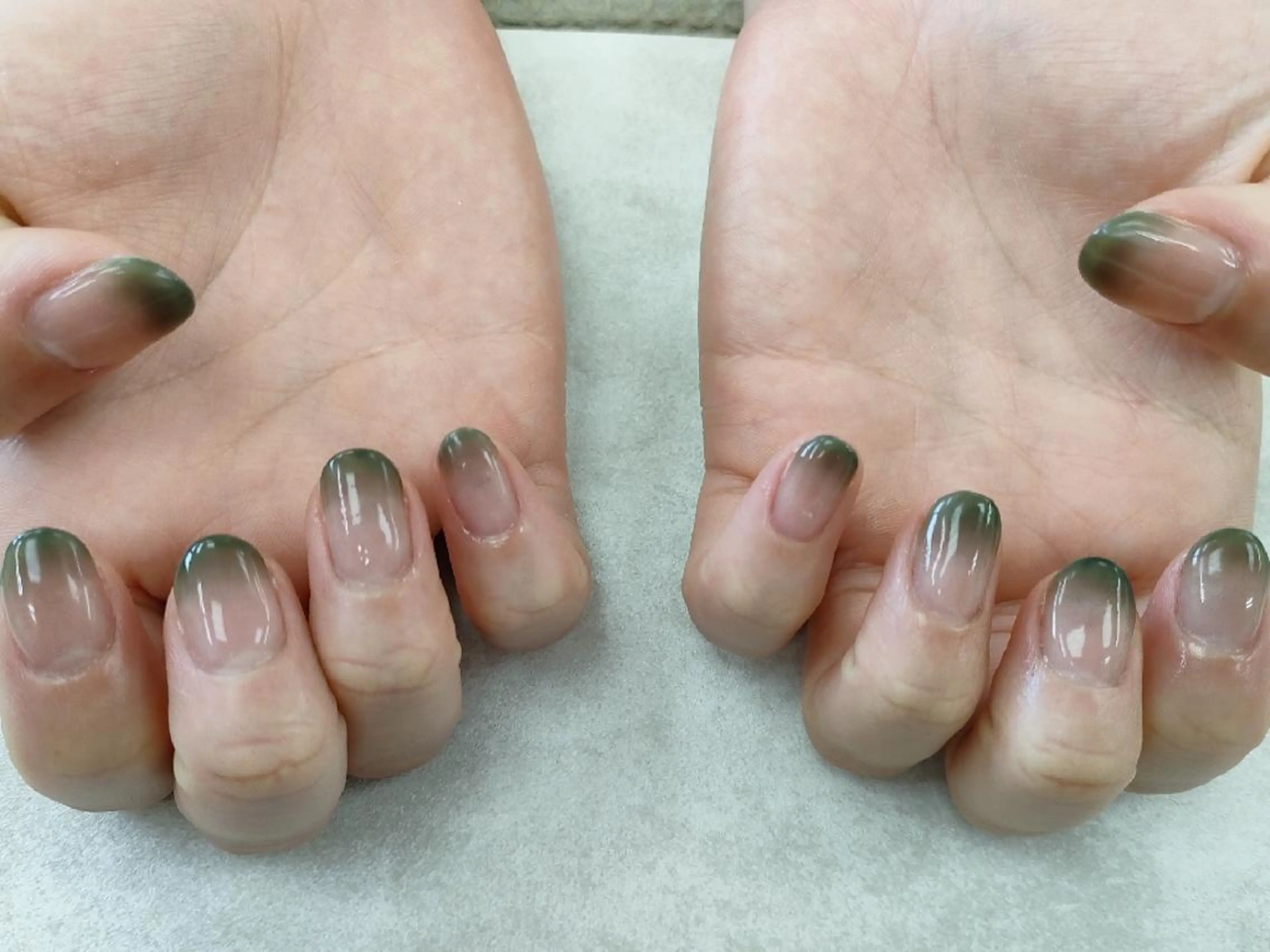 ネイル グラデーション グリーン Bianca川越❄ Yanoのネイルデザイン
