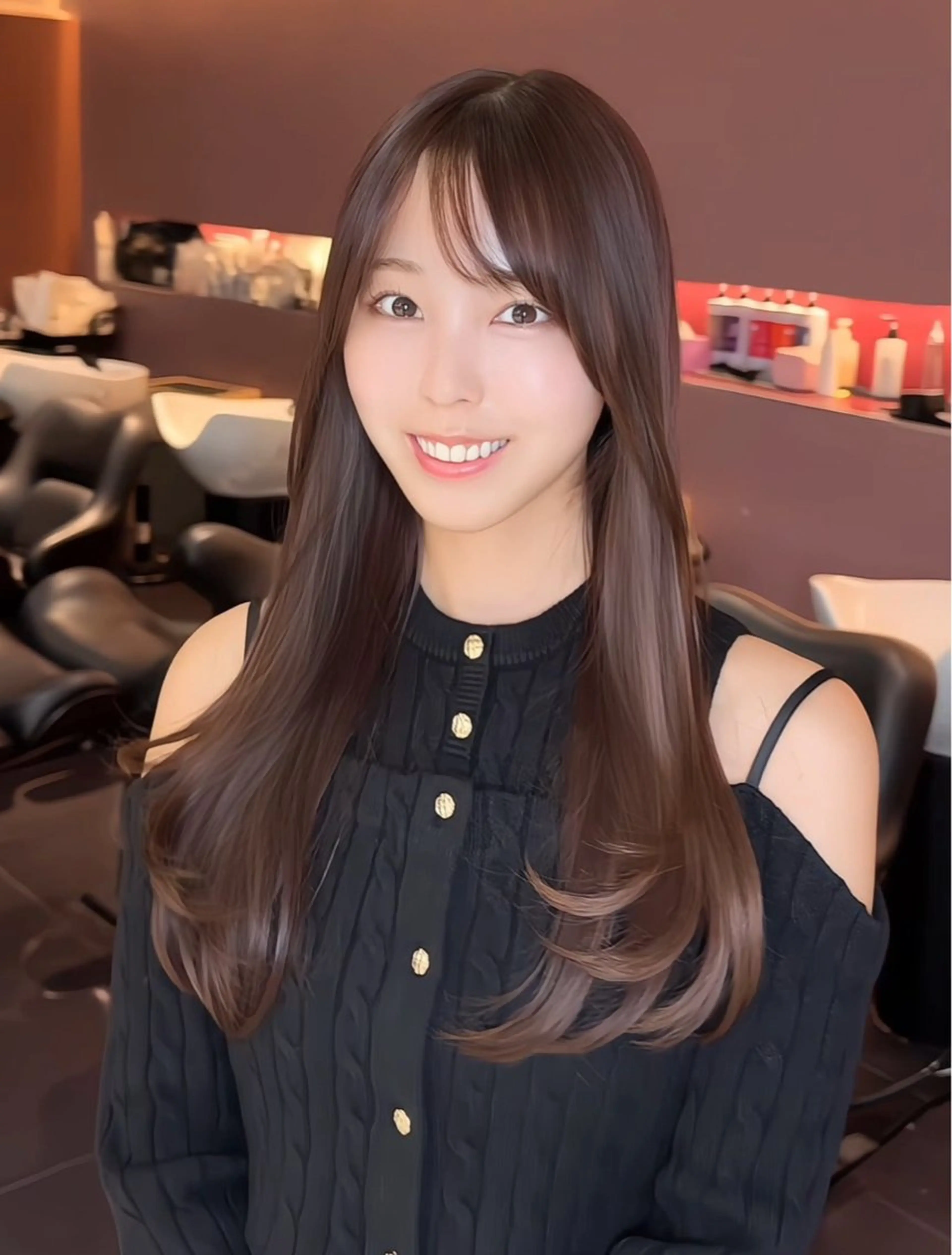 ロング カット ヘアカラー トリートメント 🍀美髪クリエイター 味田 雅宏🍀のヘアスタイル