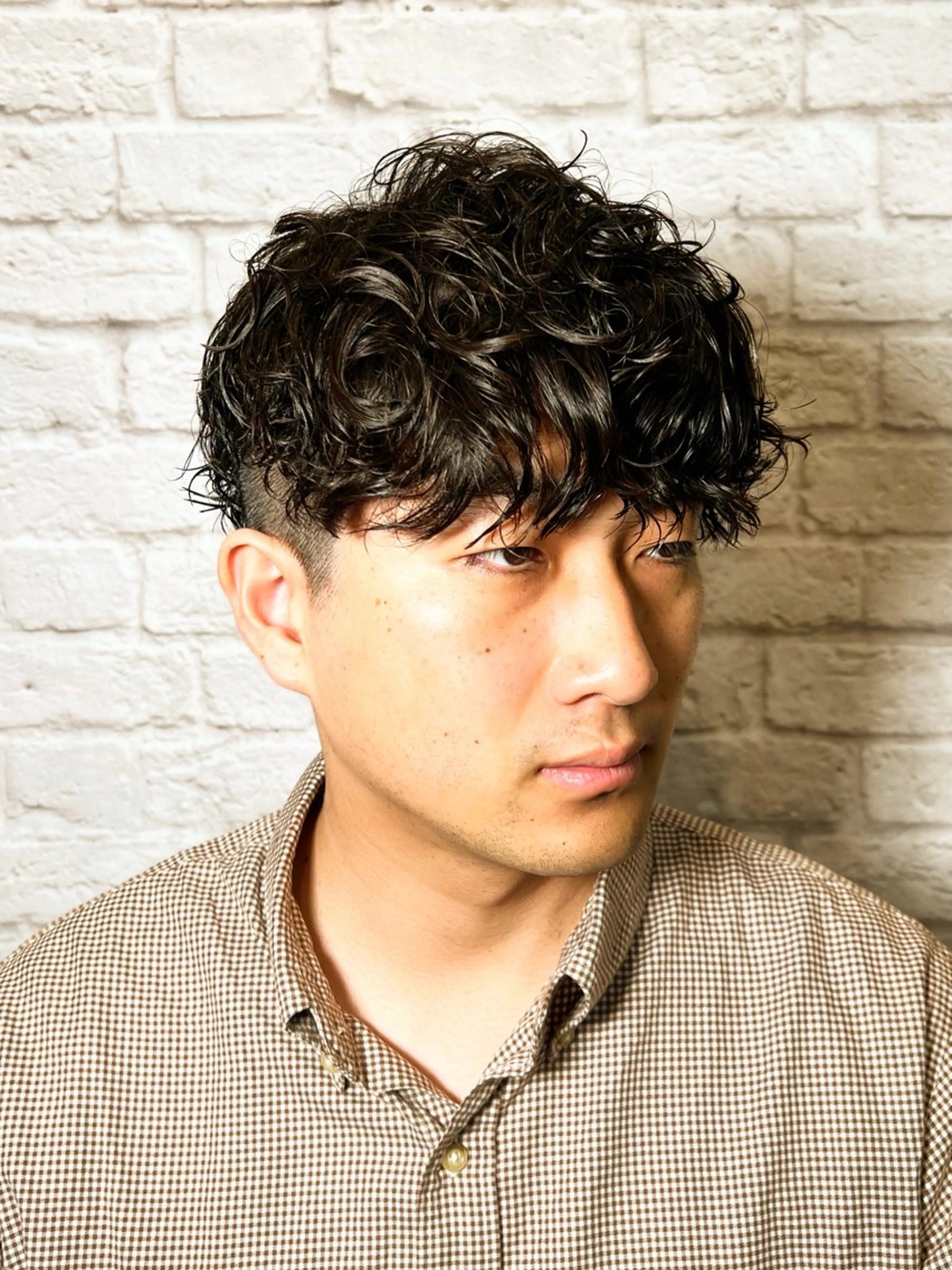 ショート カラー パーマ ヘアアレンジ メンズ カット パーマ メンズカット/パーマ 山崎航平💈のヘアスタイル