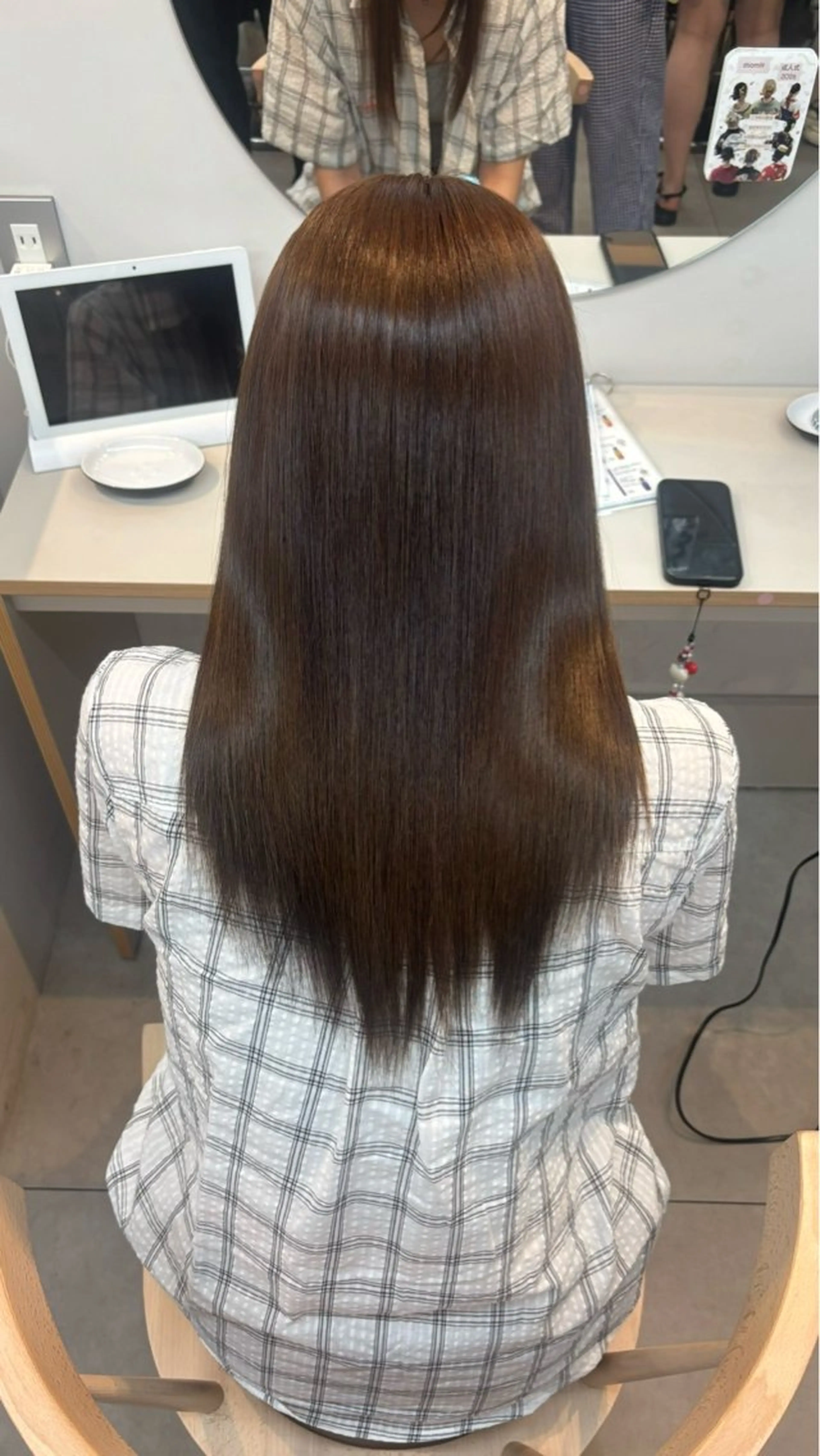 ロング shiomiH TARUMI福田もものヘアスタイル