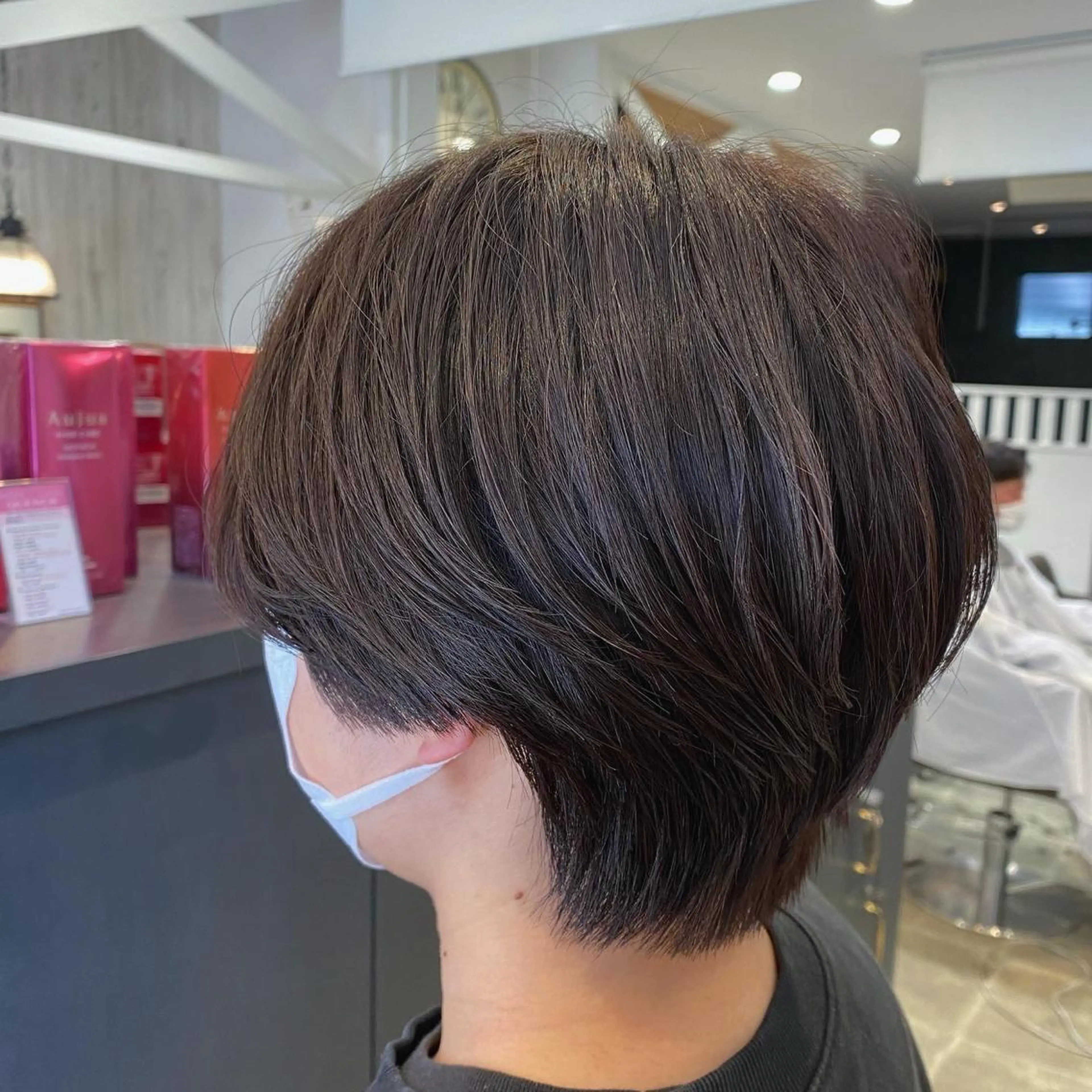 ショート 韓国風ヘア ショートヘア カット 柴田 枝利子のヘアスタイル