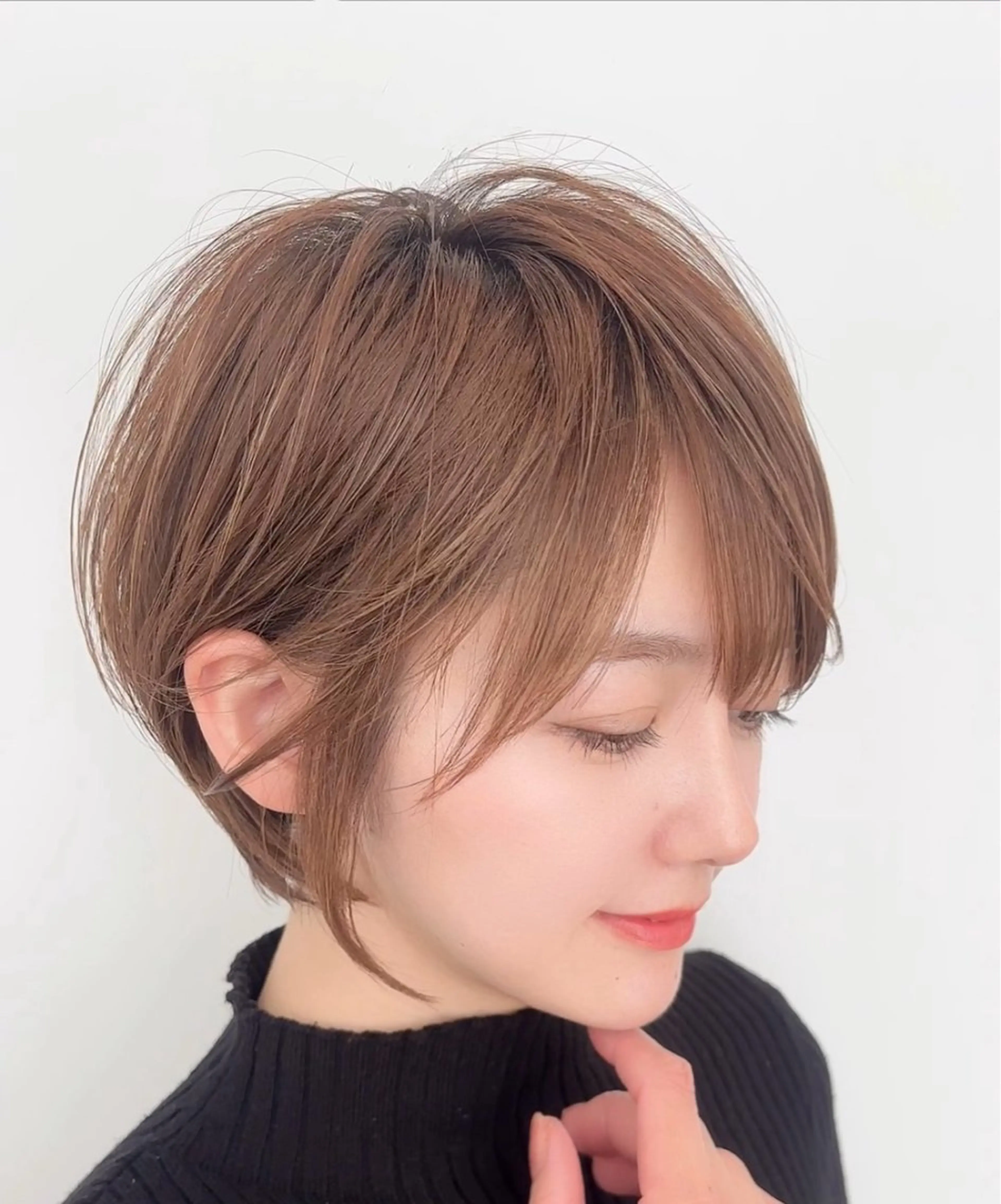 ショート カラー ベージュカラー ミルクティーベージュ 似合わせカット ショートヘア カット ヘアカラー 🍀最上級の美髪👑 髪質改善🍀英司のヘアスタイル