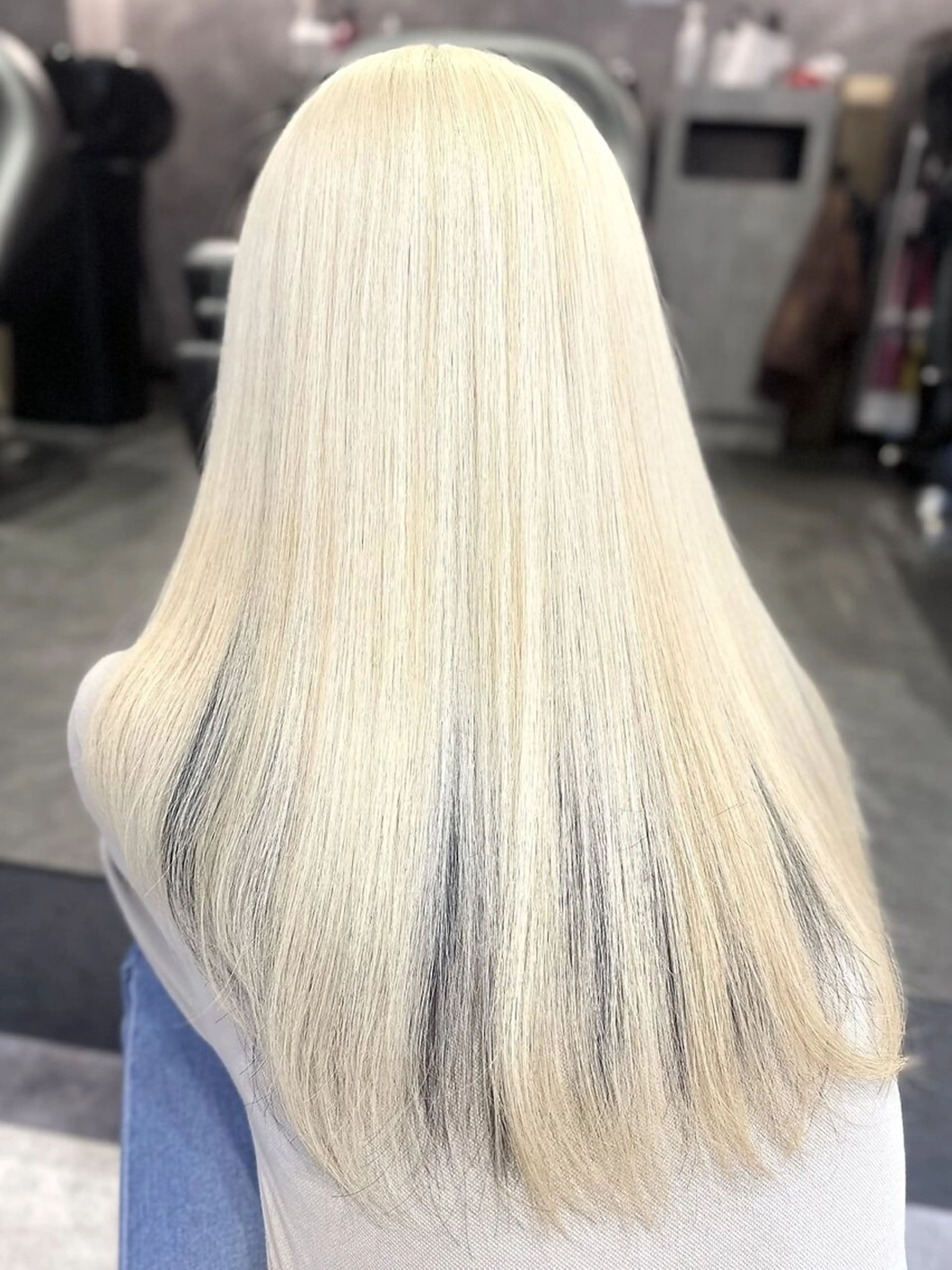 ロング カラー ブリーチ ダブルカラー グラデーションカラー ハイライトカラー インナーカラー ヘアカラー みらい🖤ブリーチ 縮毛矯正モデル募集のヘアスタイル