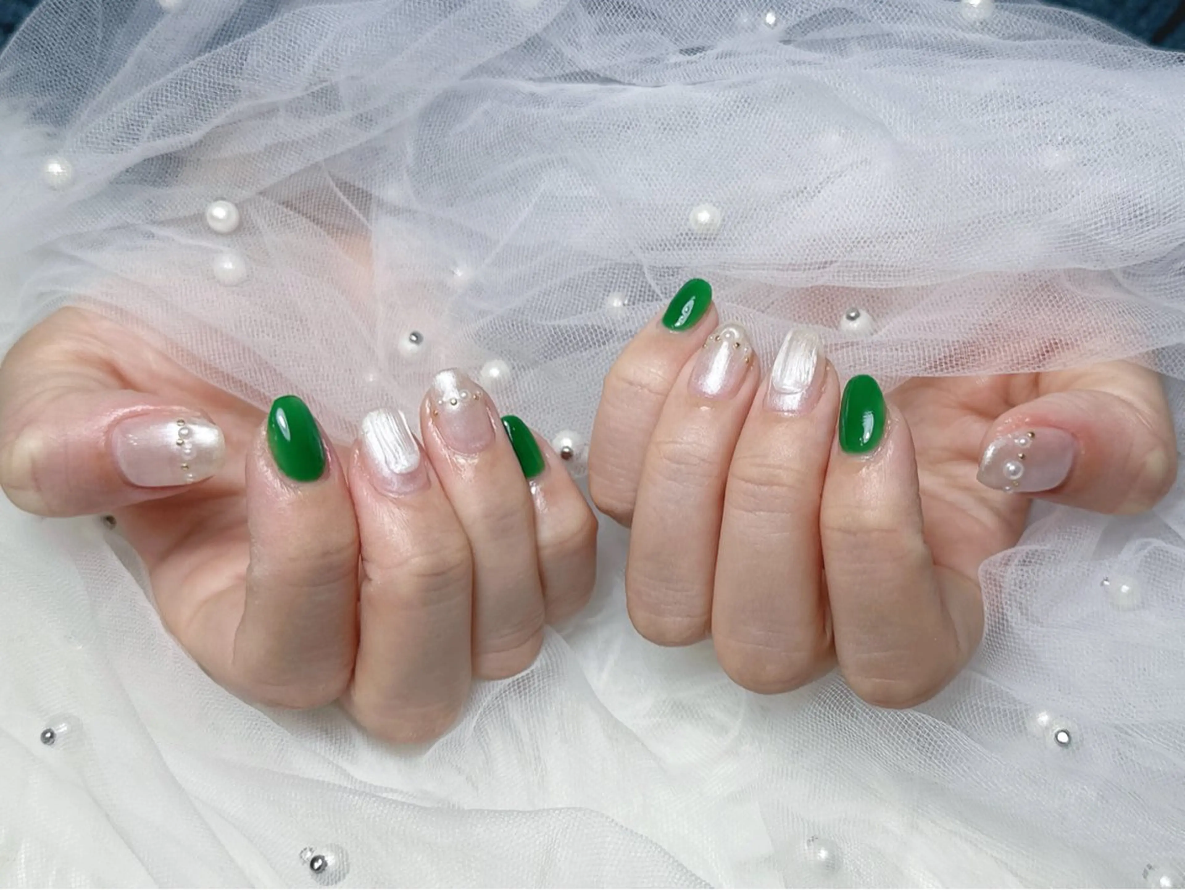 ネイル ハンドネイル 【Eclat ｴｸﾗ】nail＆beauty所属・Eclat〔ｴｸﾗ〕 MOEKA𝜗𝜚*のネイルデザイン