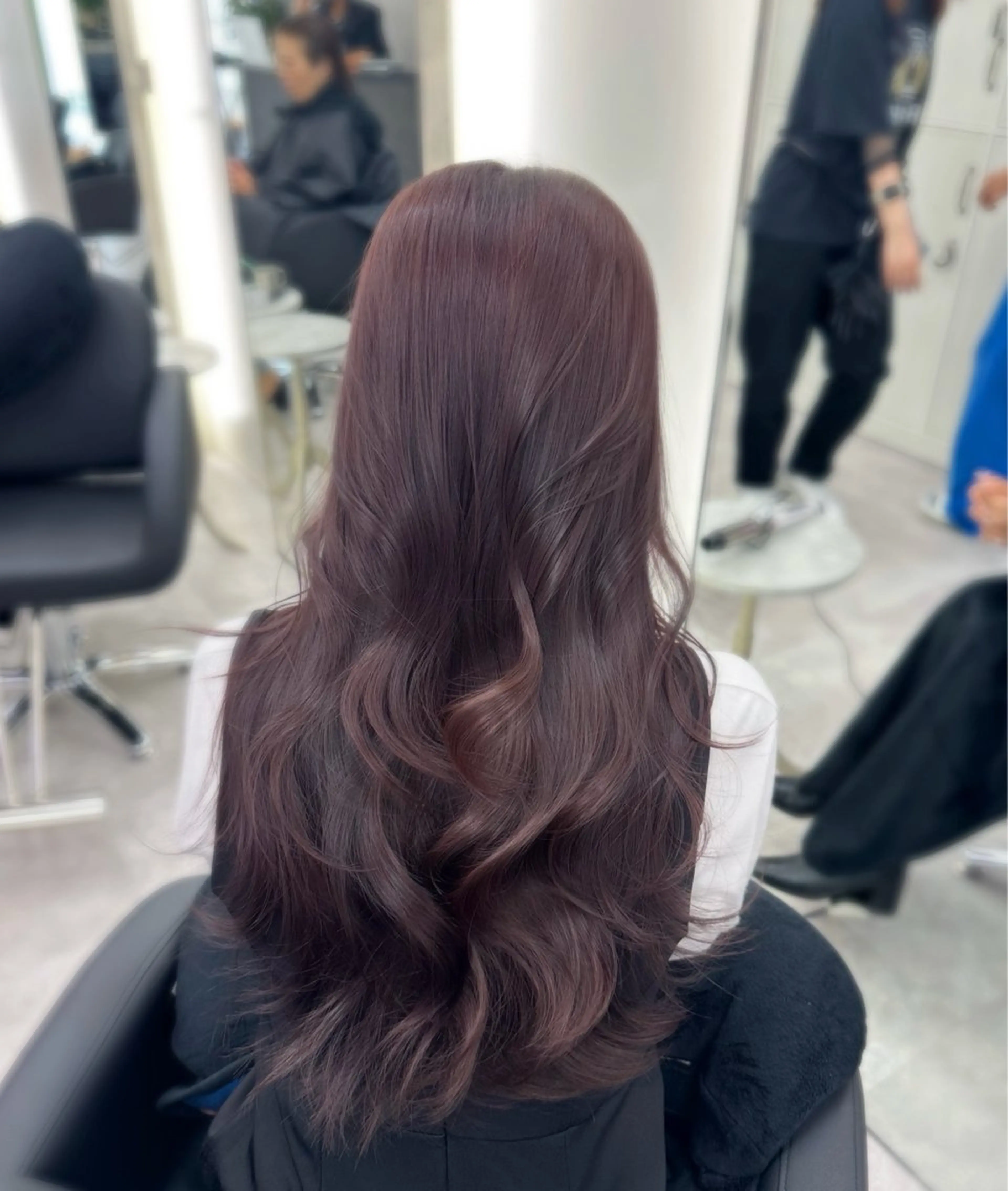 ロング カット ヘアカラー 堀江/透明感 ベージュ/白川幸太のヘアスタイル