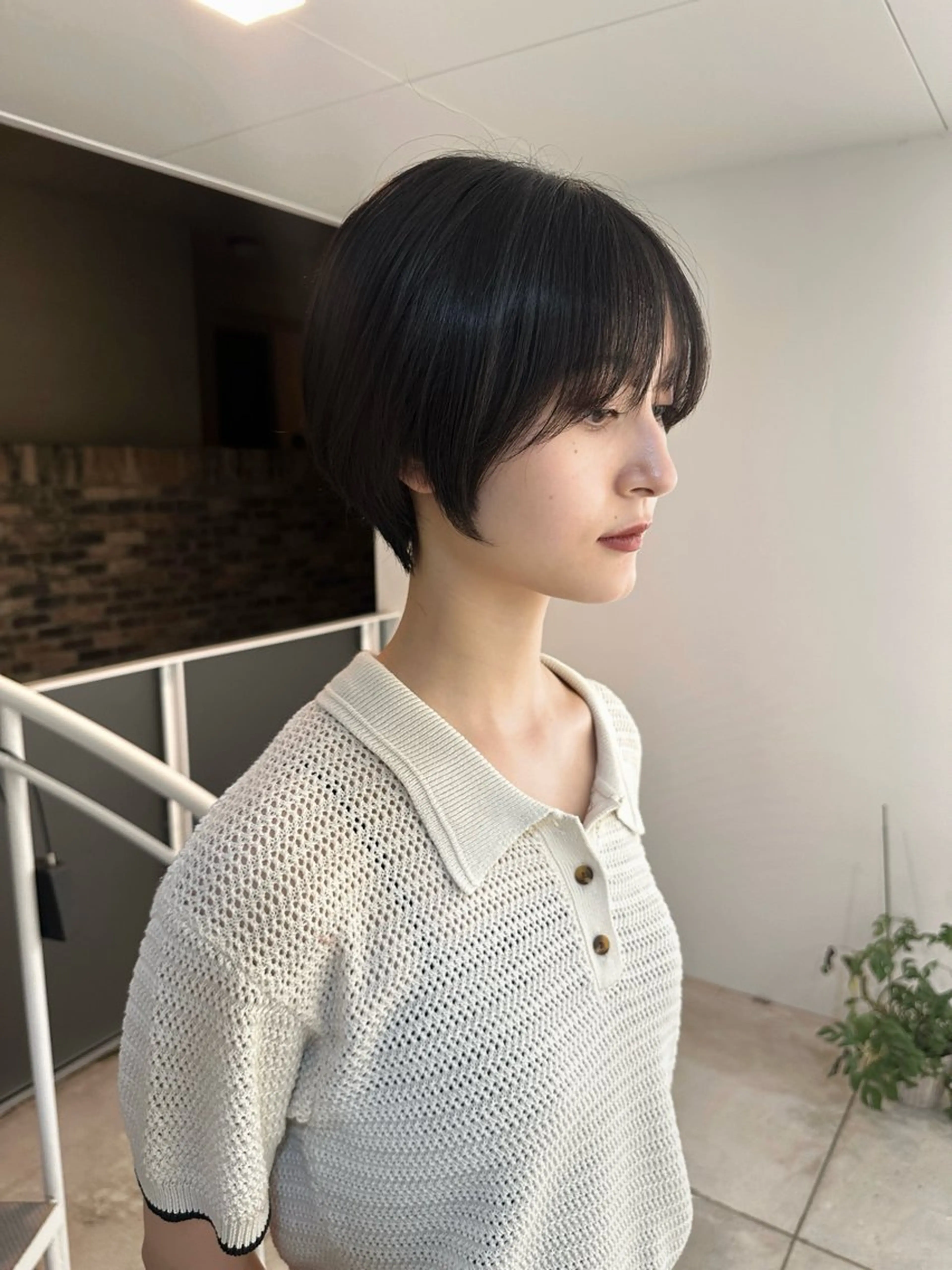 ショート 丸みショート ショートヘア L’ami所属・ショート/レイヤー 吉田ジョウのヘアスタイル