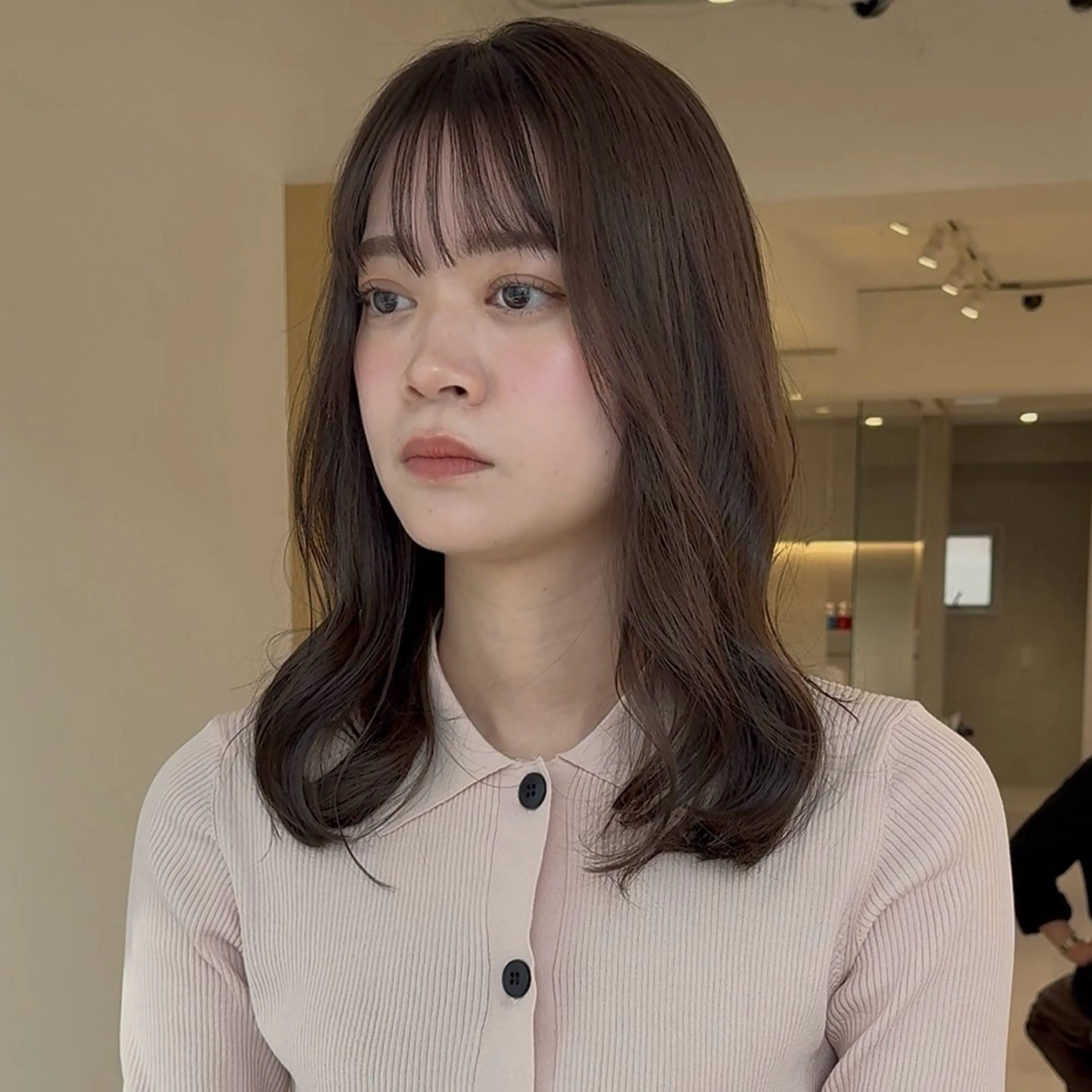 ミディアム カラー カット ヘアカラー トリートメント noa/ 渋谷のヘアスタイル