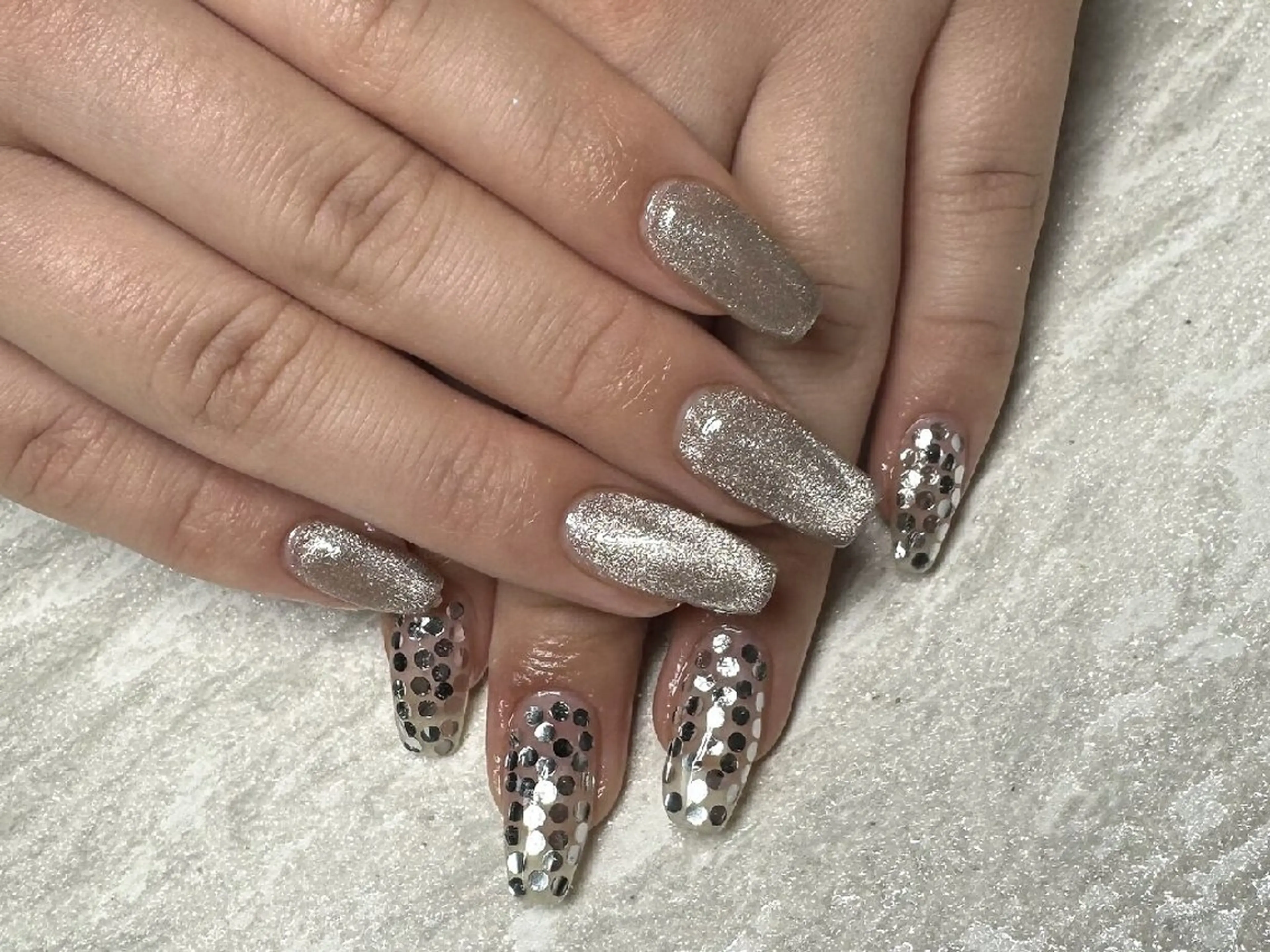 ネイル ハート 韓国ネイル マグネットネイル JULIE NAILのネイルデザイン