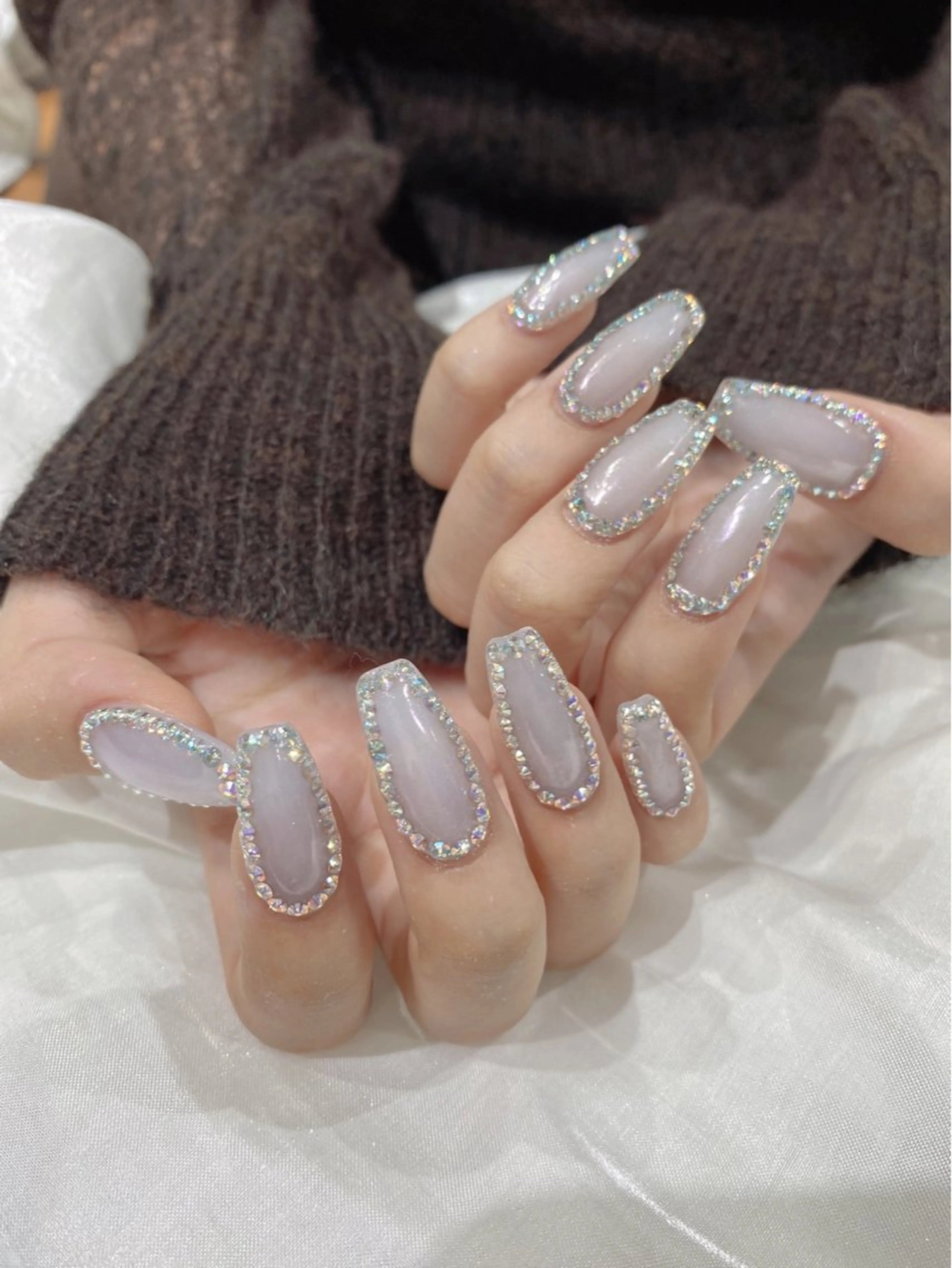 セミロング ハンドネイル Nail R💫 naoのネイルデザイン
