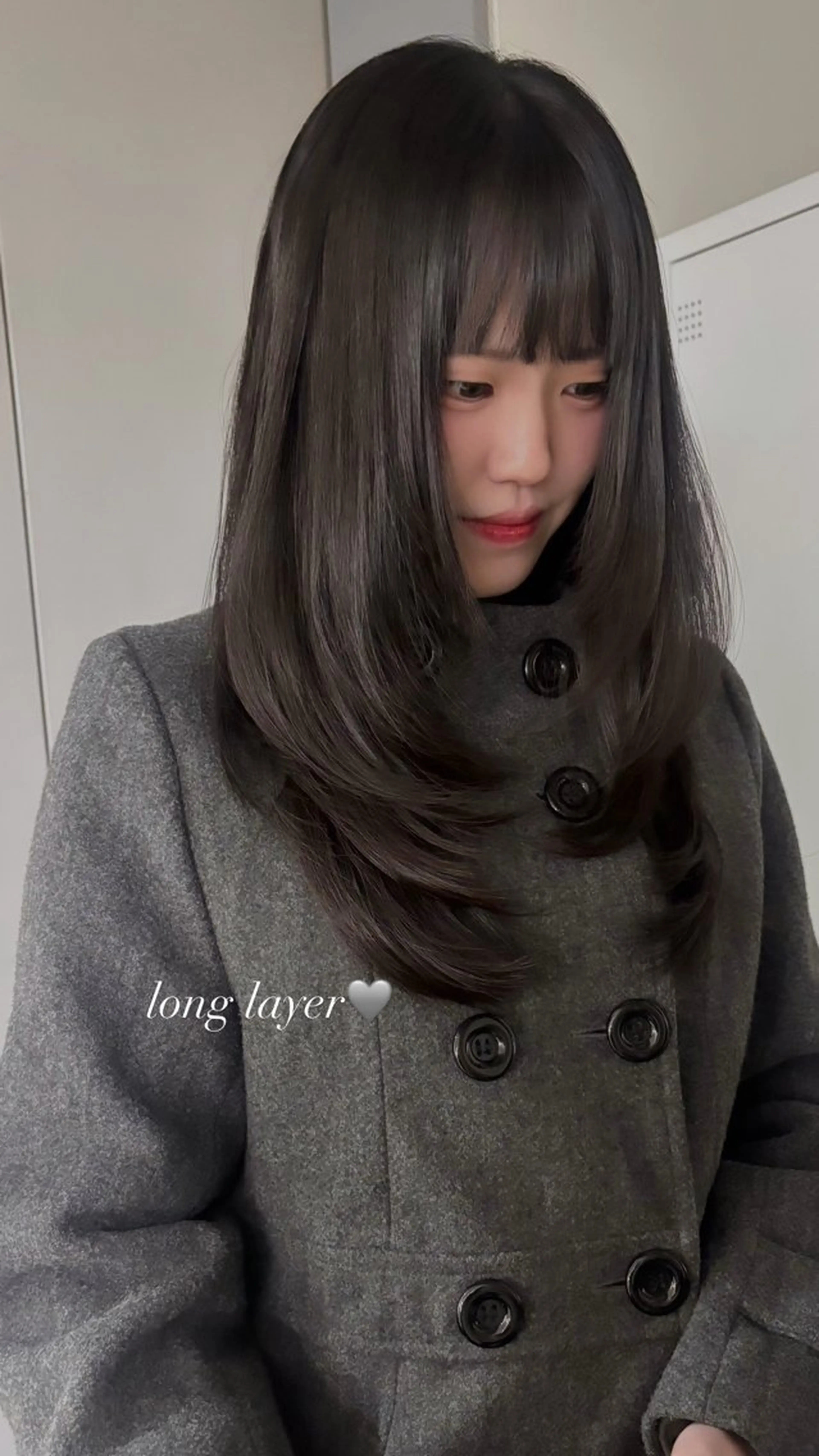 ロング 顔周りカット レイヤーカット カット 新宿/ボブ/レイヤー 縮毛矯正/SACHIのヘアスタイル