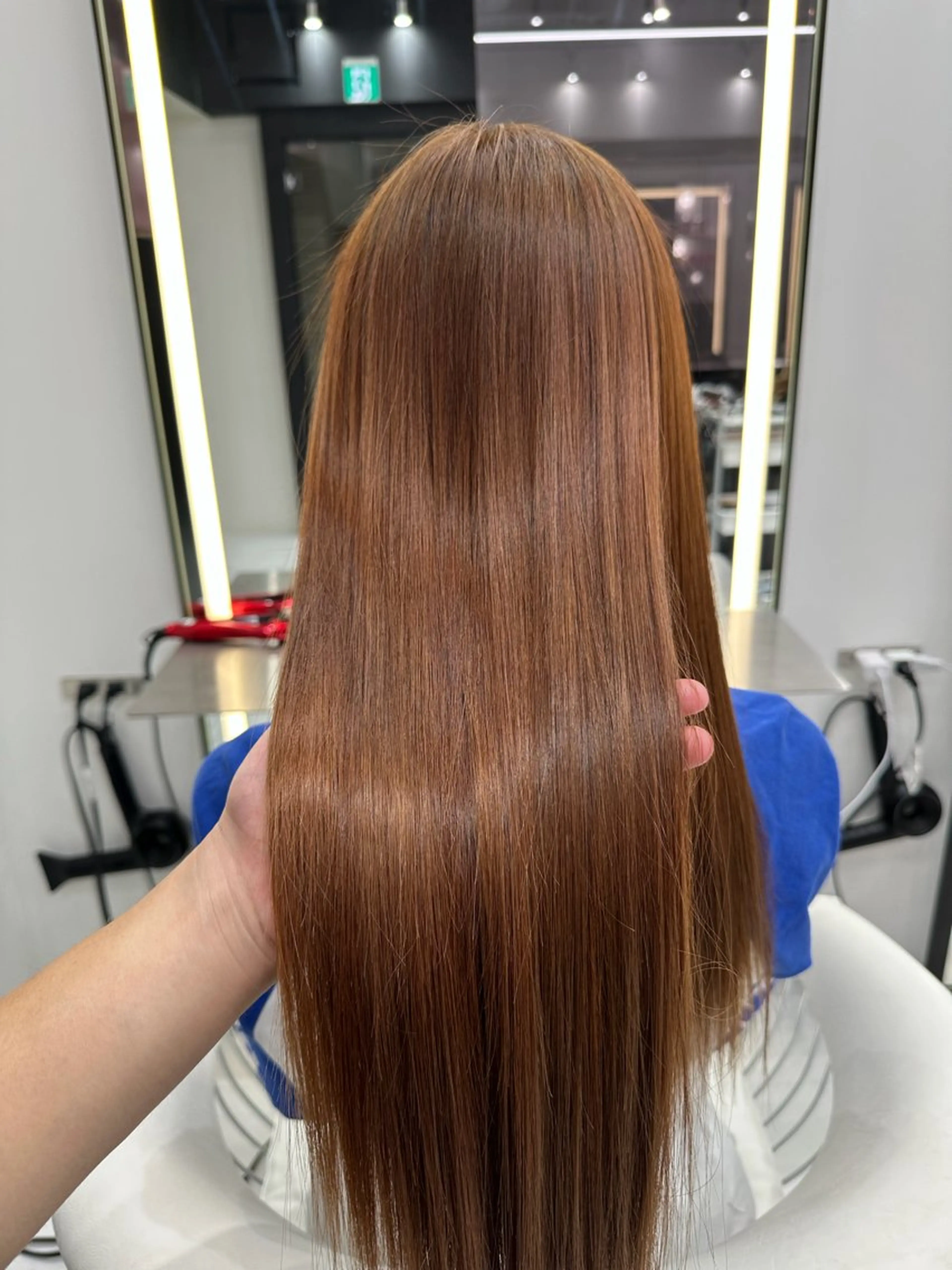 ロング ヘアカラー 新宿/韓国レイヤー/ 髪質改善/佐藤航のヘアスタイル