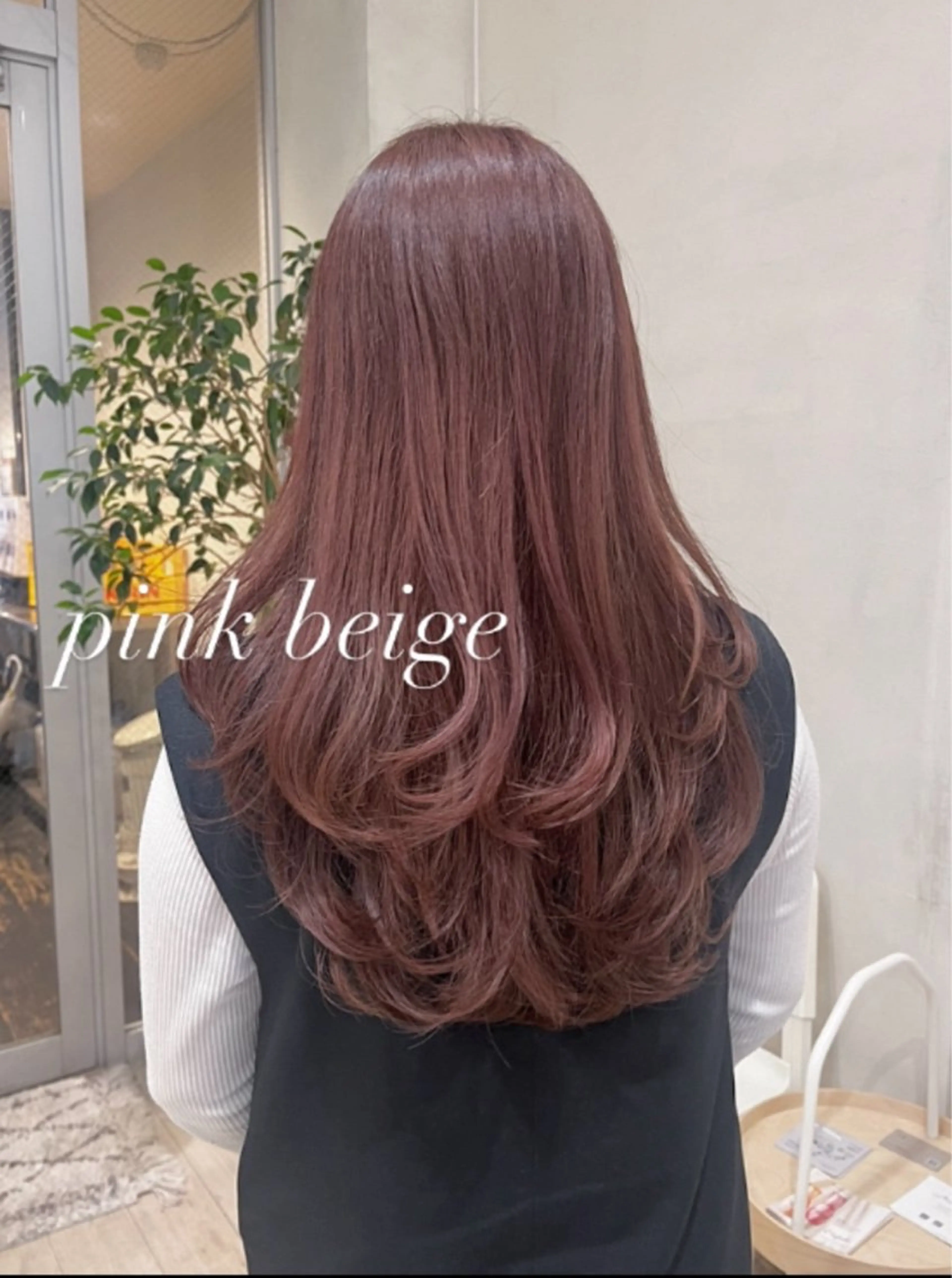 ロング カラー nakahara madokaのヘアスタイル